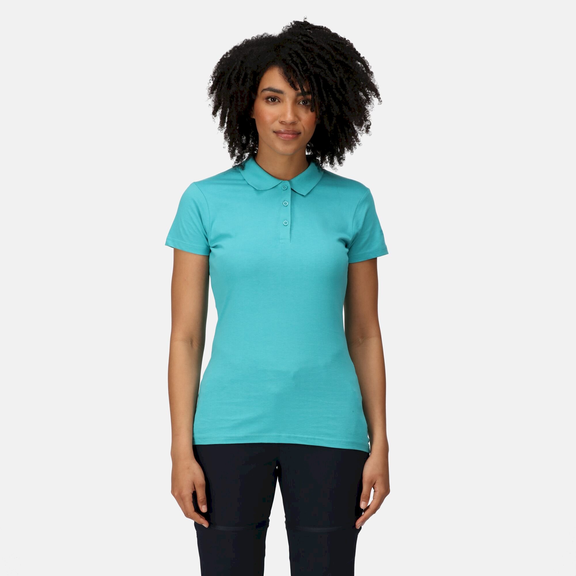 Women's Sinton Coolweave Polo Shirt | Turquoise