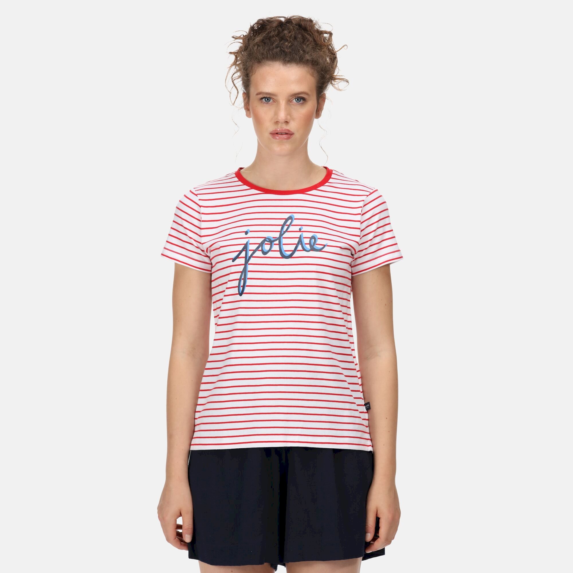 Women's Odalis Stripe T-Shirt | True Red Stripe