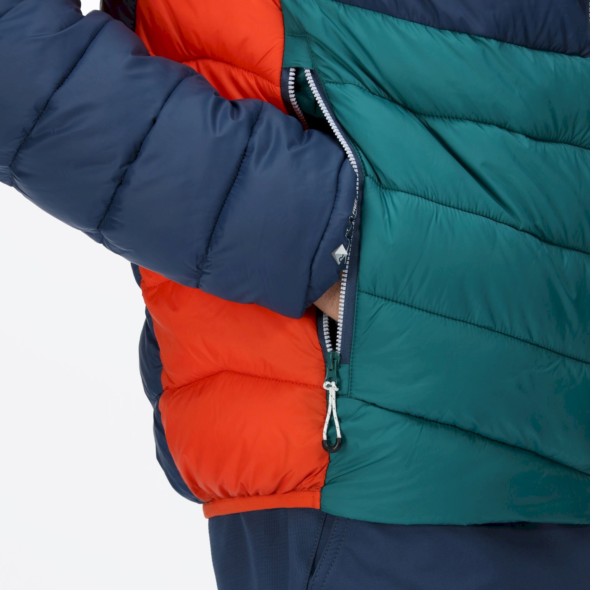 Men's Harrock Hooded Puffer Jacket | Admiral Pacific Green