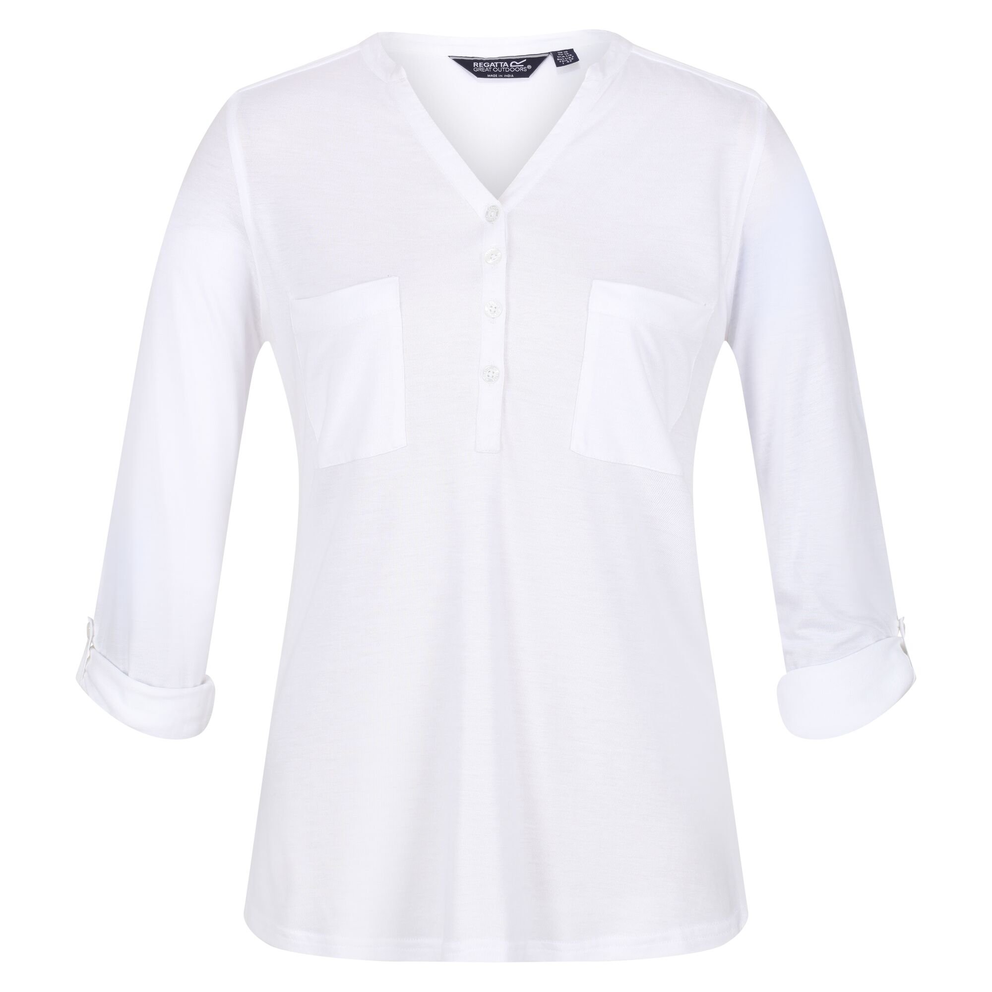 Women's Fflur II 3/4 Sleeve Shirt | White