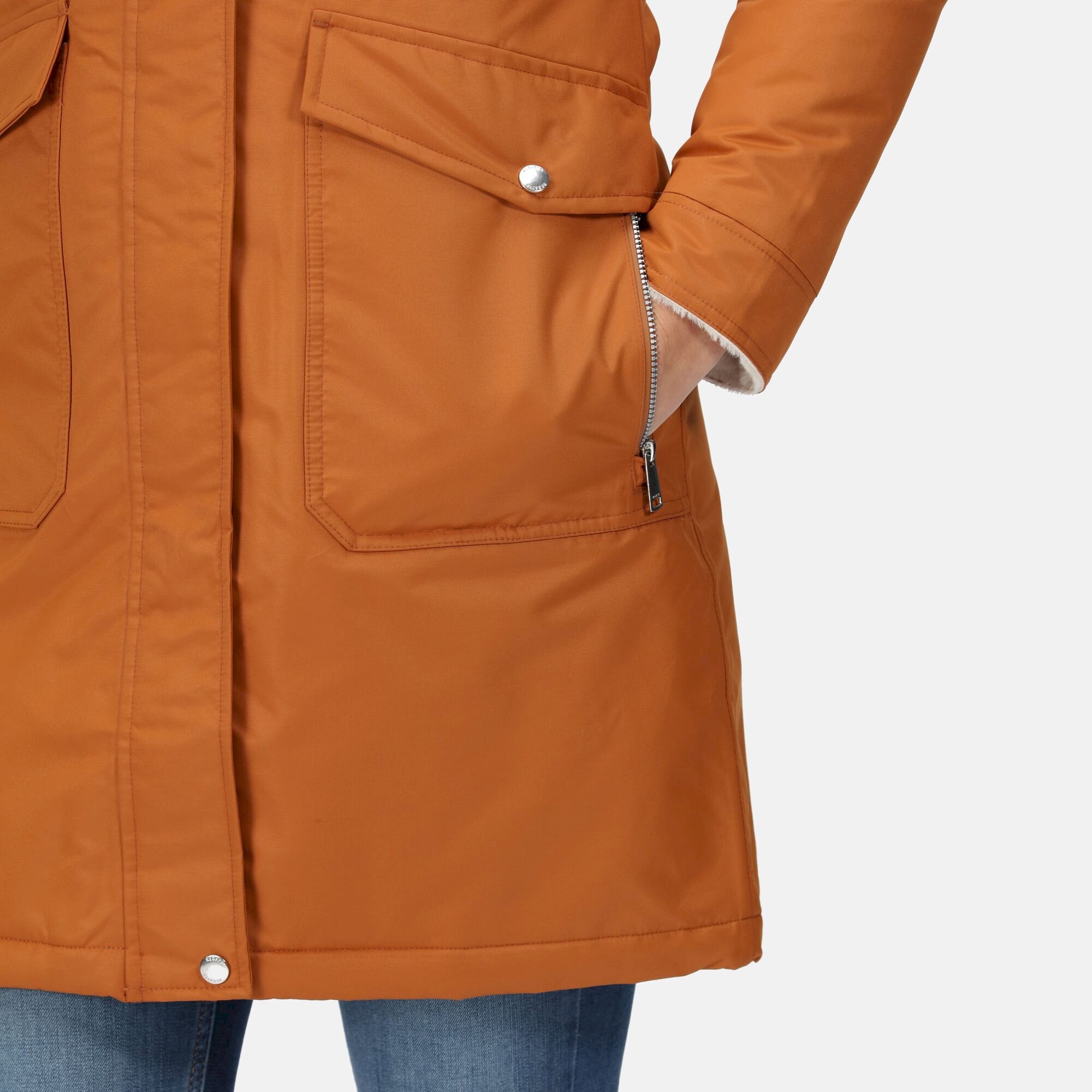 Women's Romine Waterproof Parka Jacket | Copper Almond