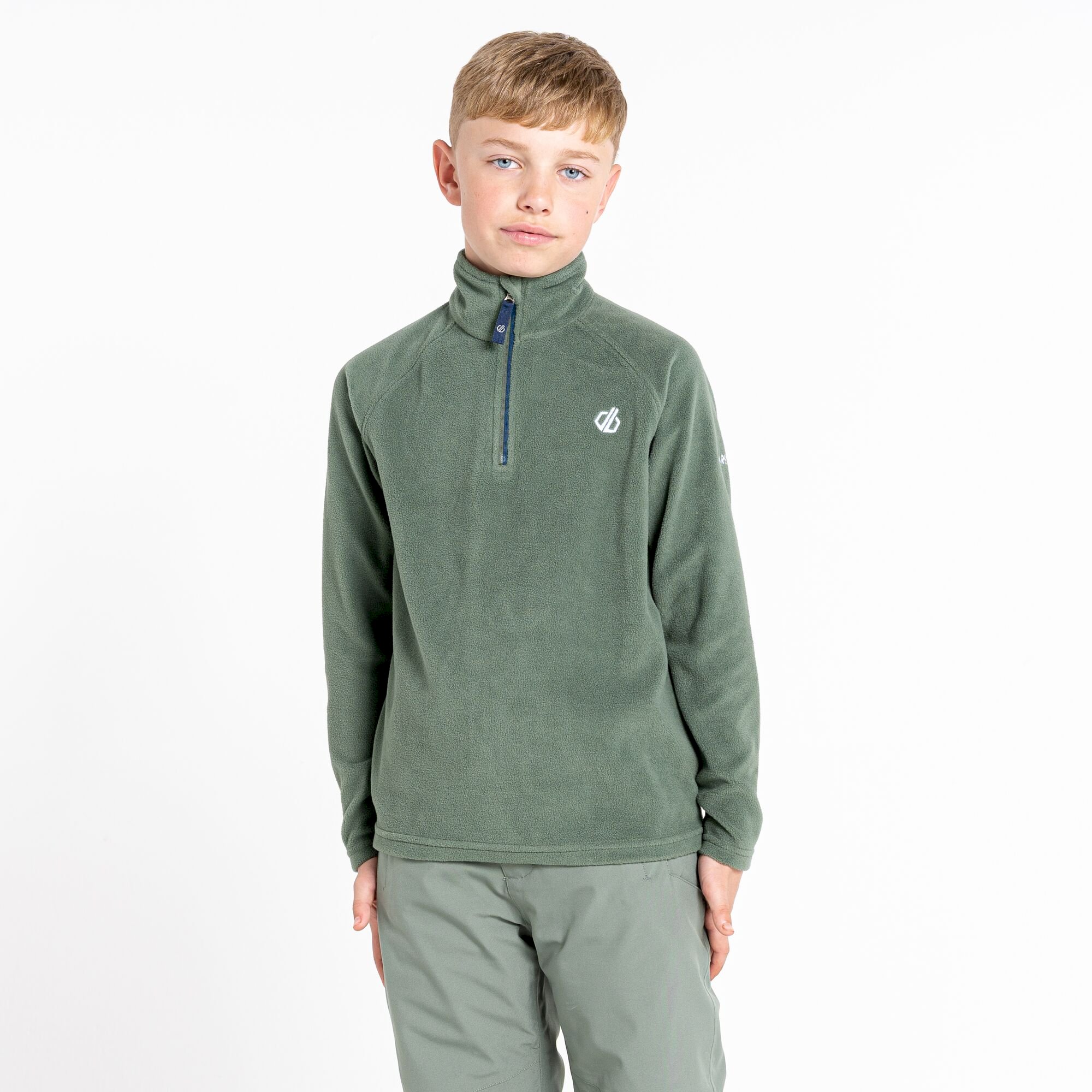 Dare 2b - Kids' Freehand Half Zip Lightweight Fleece | Duck Green