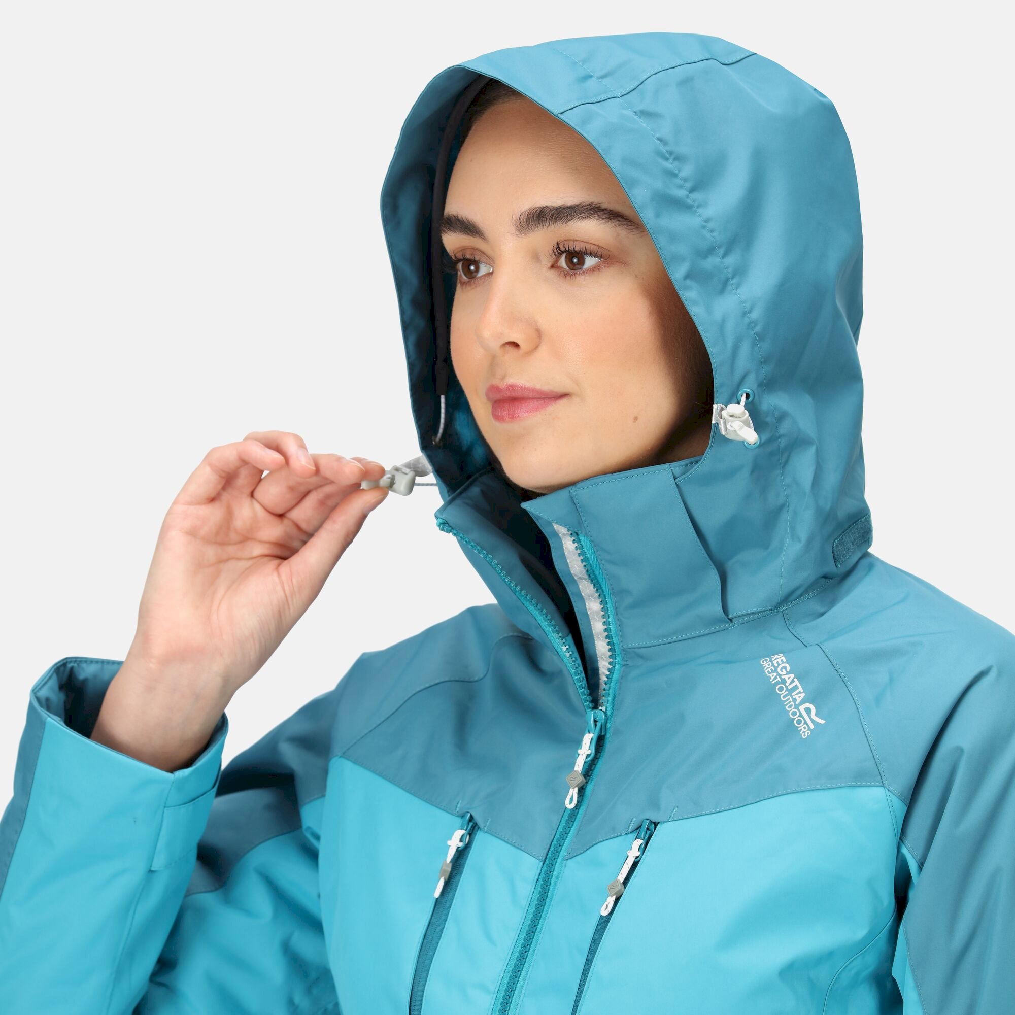 Women's Winter Calderdale Waterproof Jacket | Pagoda Blue Dragonfly