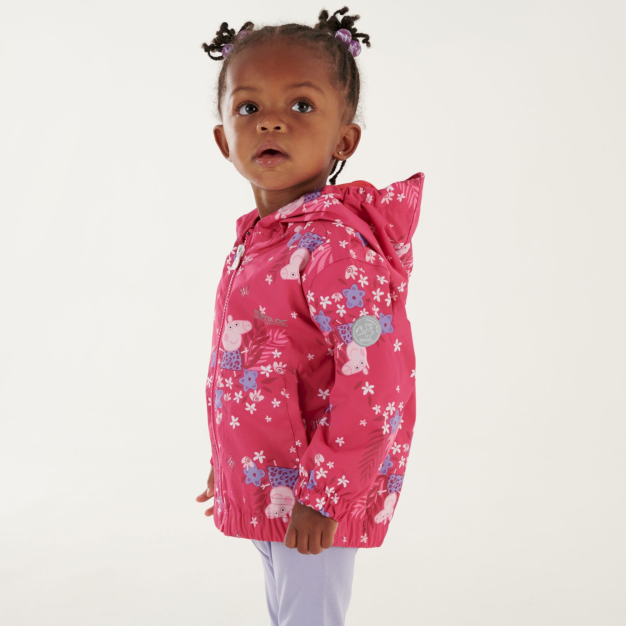 Peppa Pig Muddy Puddle Waterproof Jacket | Pink Fusion