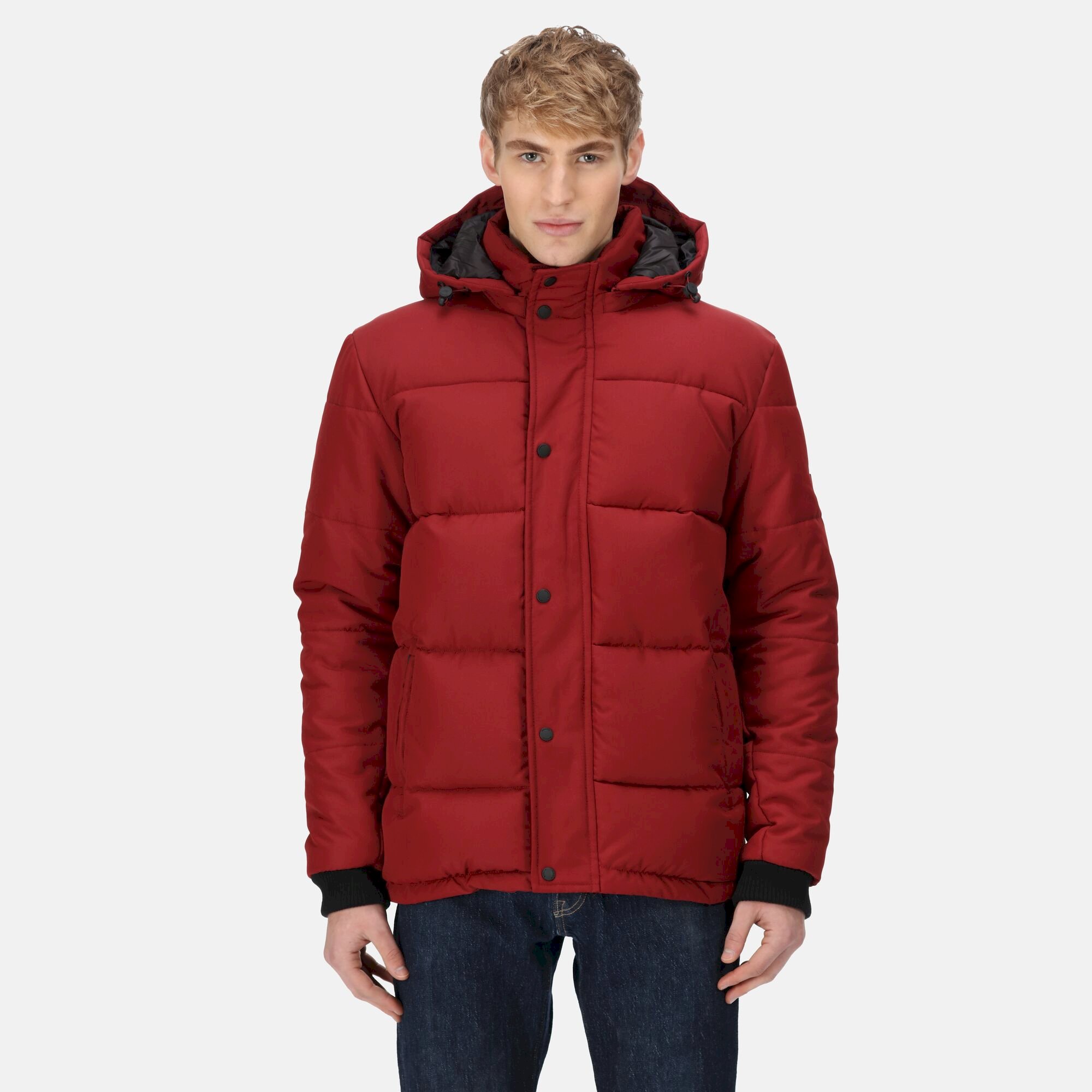 Men's Farren Lightweight Puffer Jacket | Syrah Red
