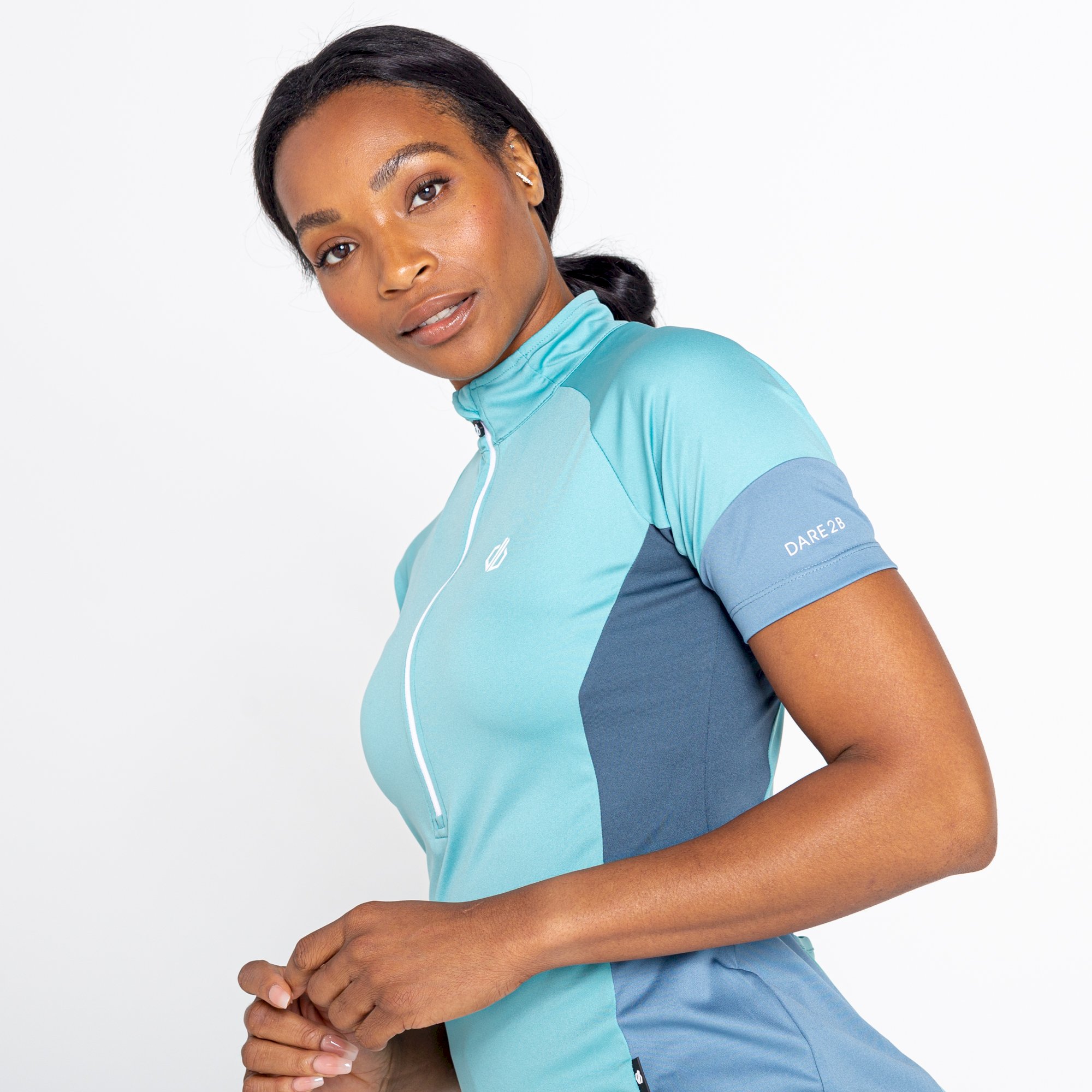 Dare 2b - Women's Compassion II Lightweight Jersey | Meadowbrook Green Bluestone