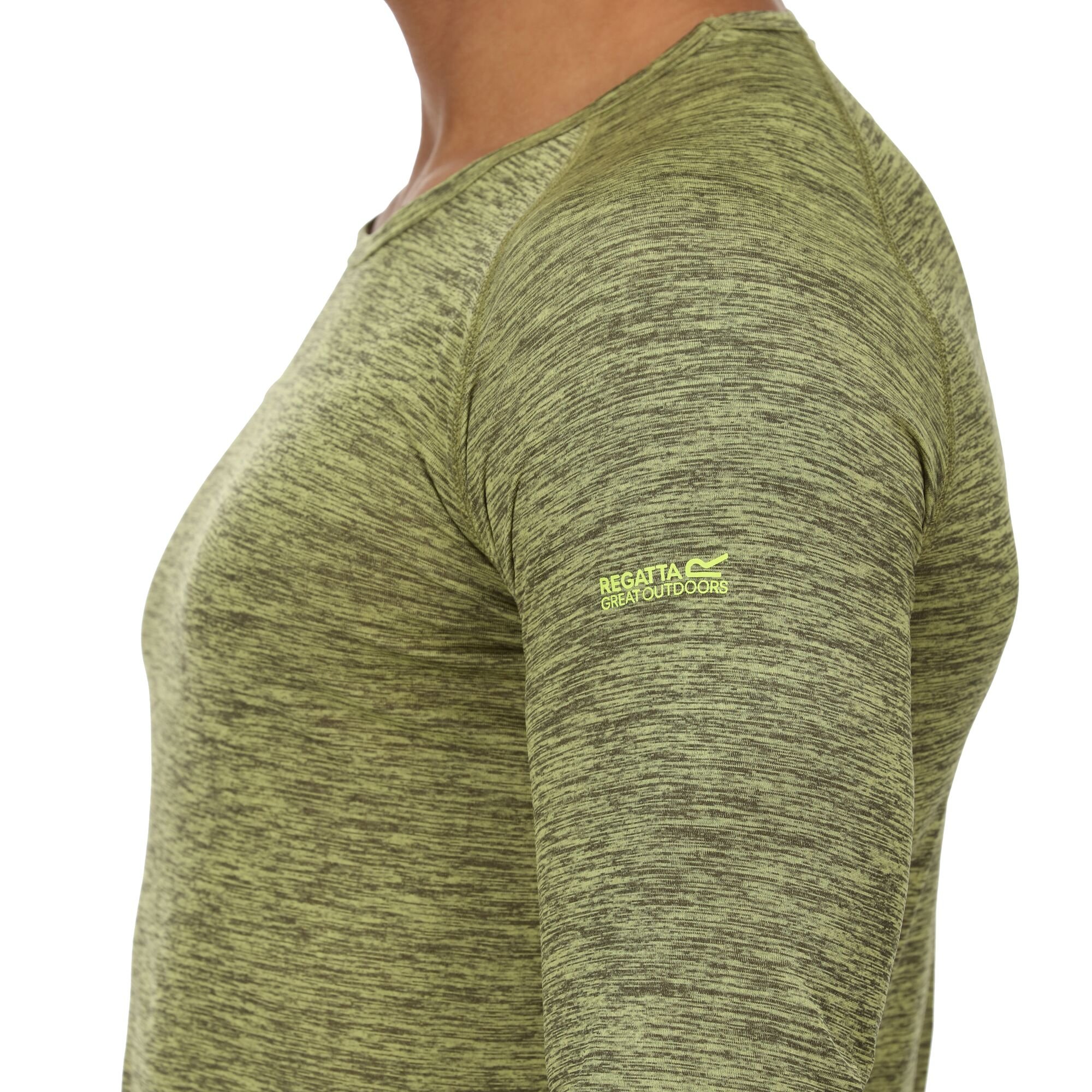 Men's Burlow Long Sleeved T-Shirt | Bright Kiwi