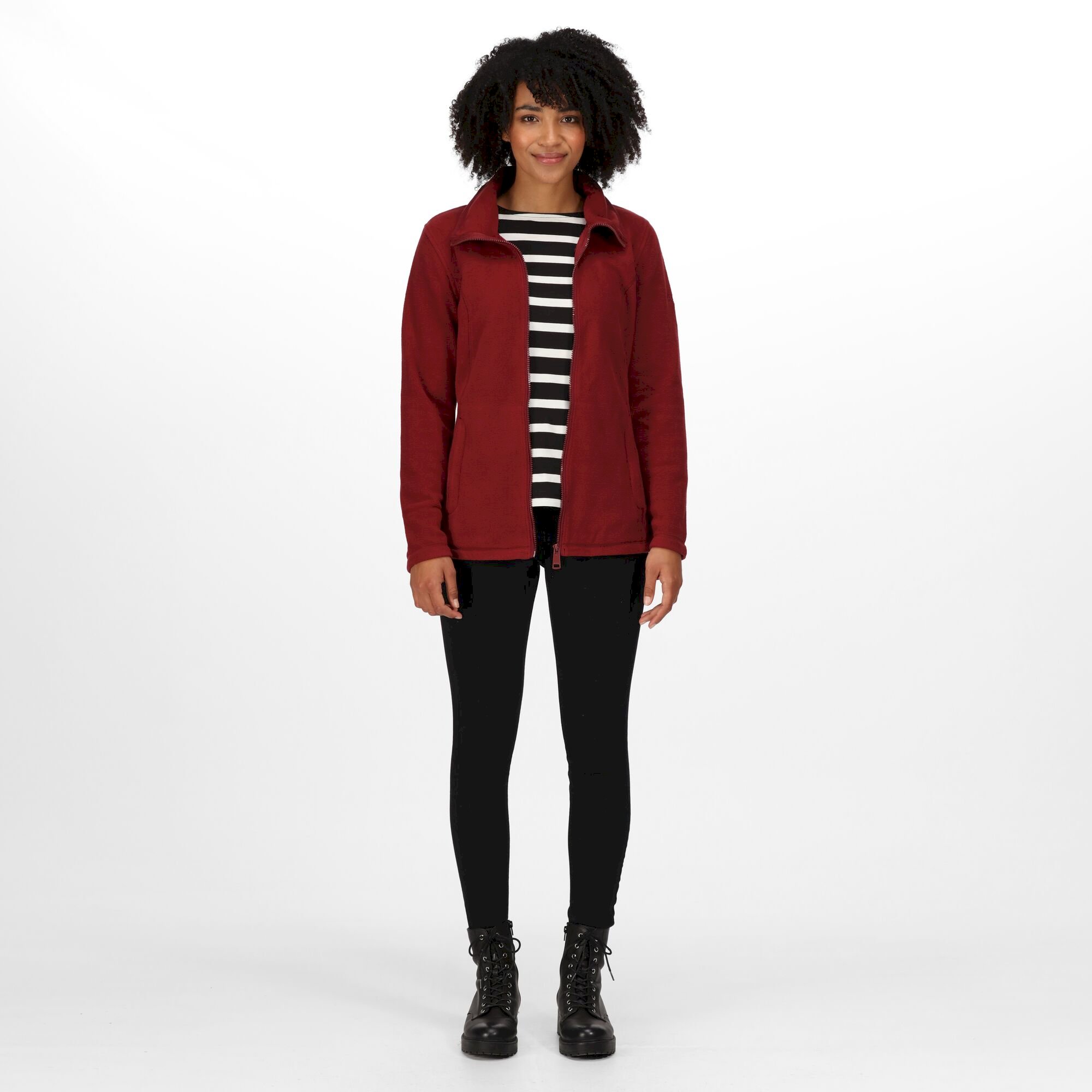 Women's Fayona Full Zip Fleece | Cabernet