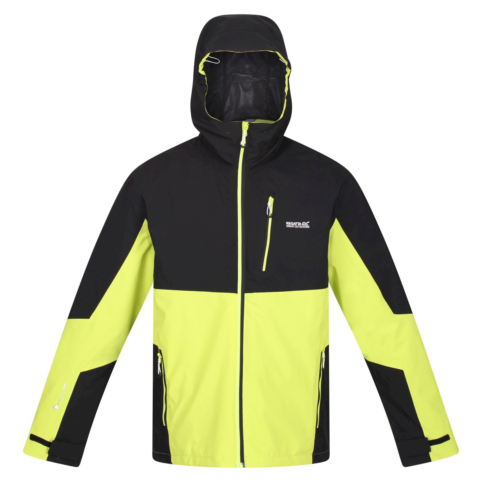 Men's Wentwood VII Waterproof Jacket | Black Bright Kiwi