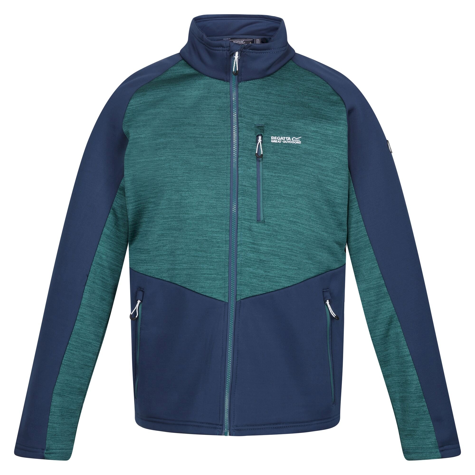 Men's Farson II Softshell Jacket | Admiral Blue Pacific Green