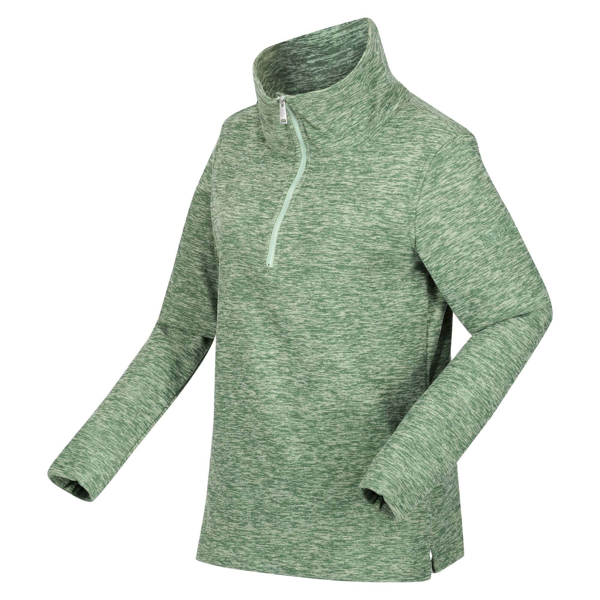 Women's Kizmit Half Zip Fleece | Basil Marl