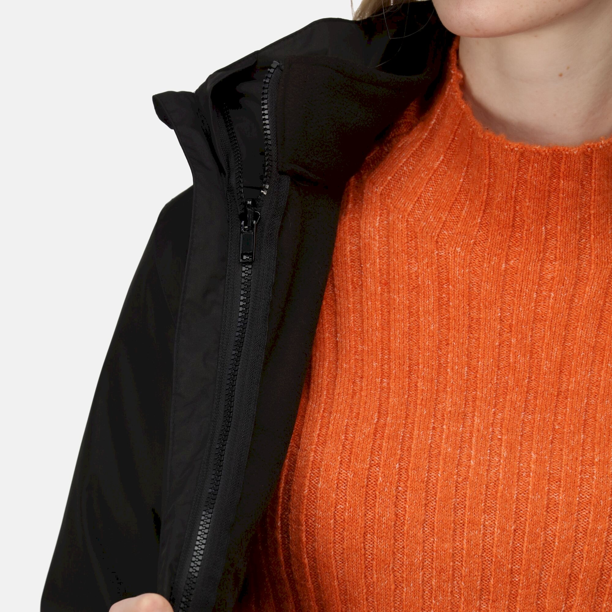 Women's Classic 3 in 1 Waterproof Jacket | Black