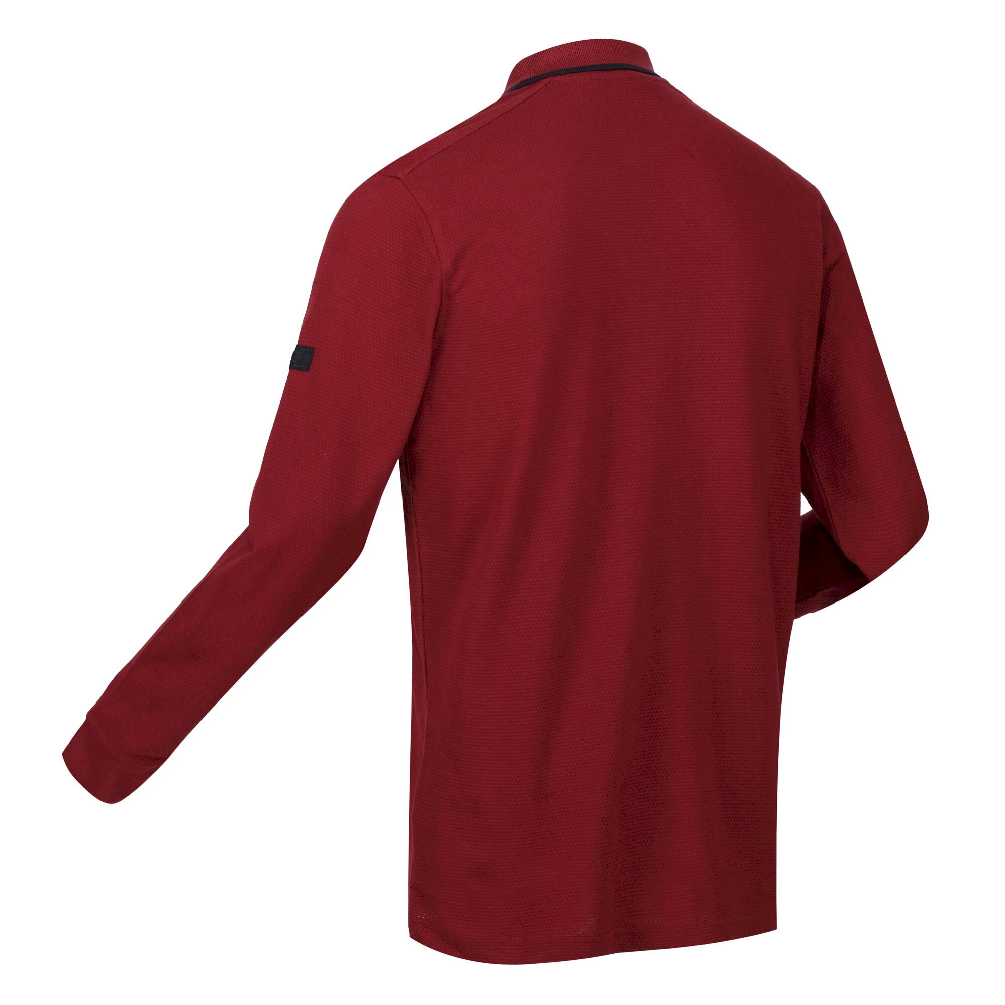 Men's Leaonzo Long Sleeved Polo Shirt | Syrah Red