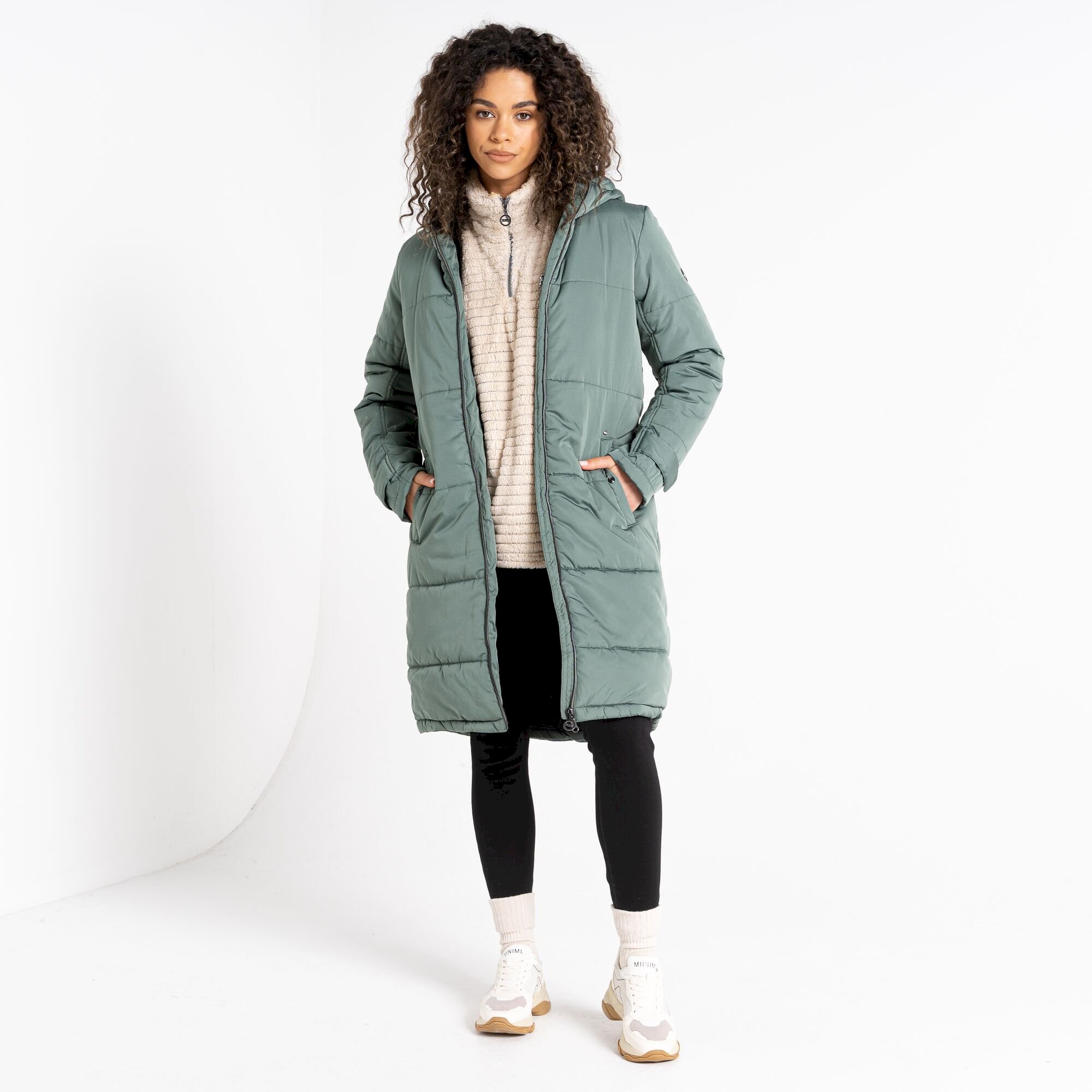 Dare 2b - Women's Reputable II Mid Length Padded Jacket | Duck Green