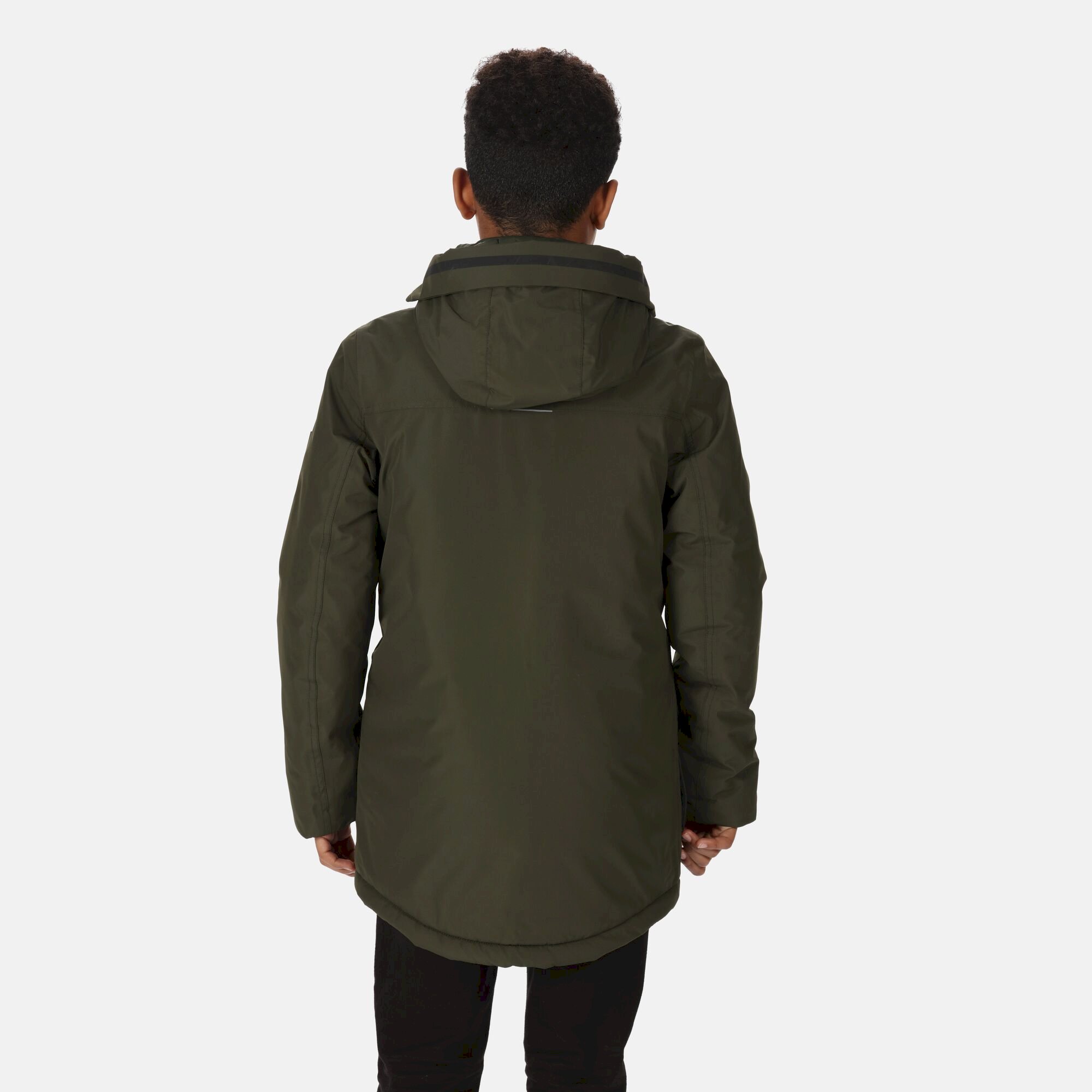 Kids' Paddrick Waterproof Parka Jacket | Dark Khaki