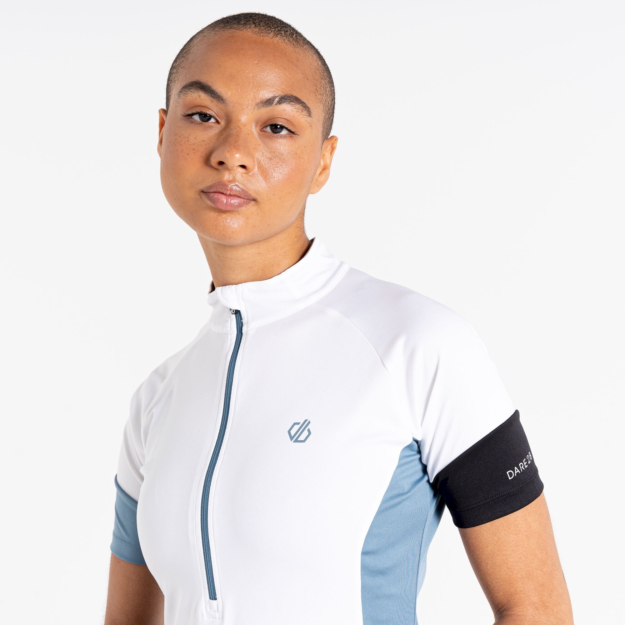 Dare 2b - Women's Compassion II Lightweight Jersey | White Ash Grey