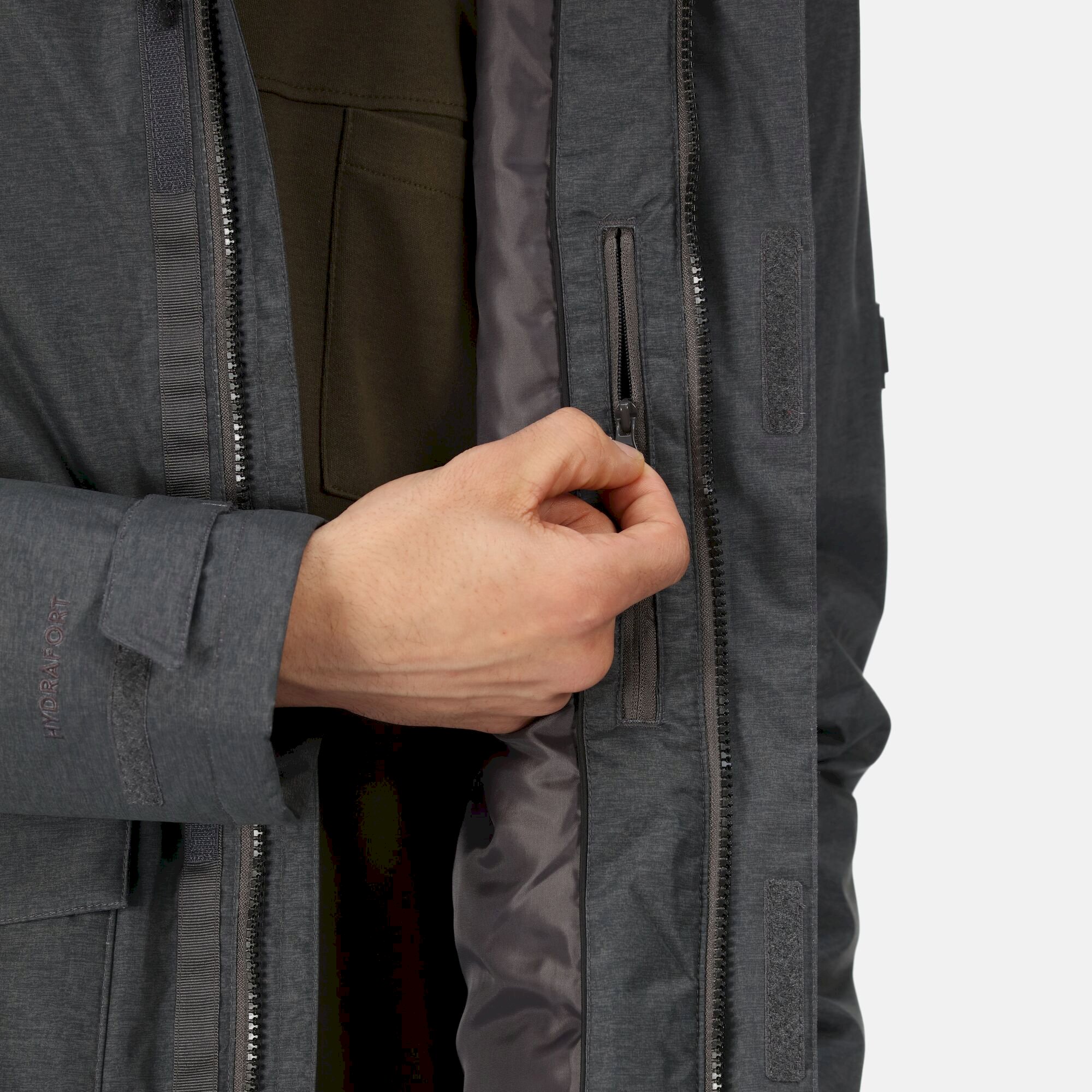 Men's Sterlings III Waterproof Insulated Jacket | Dark Grey Marl
