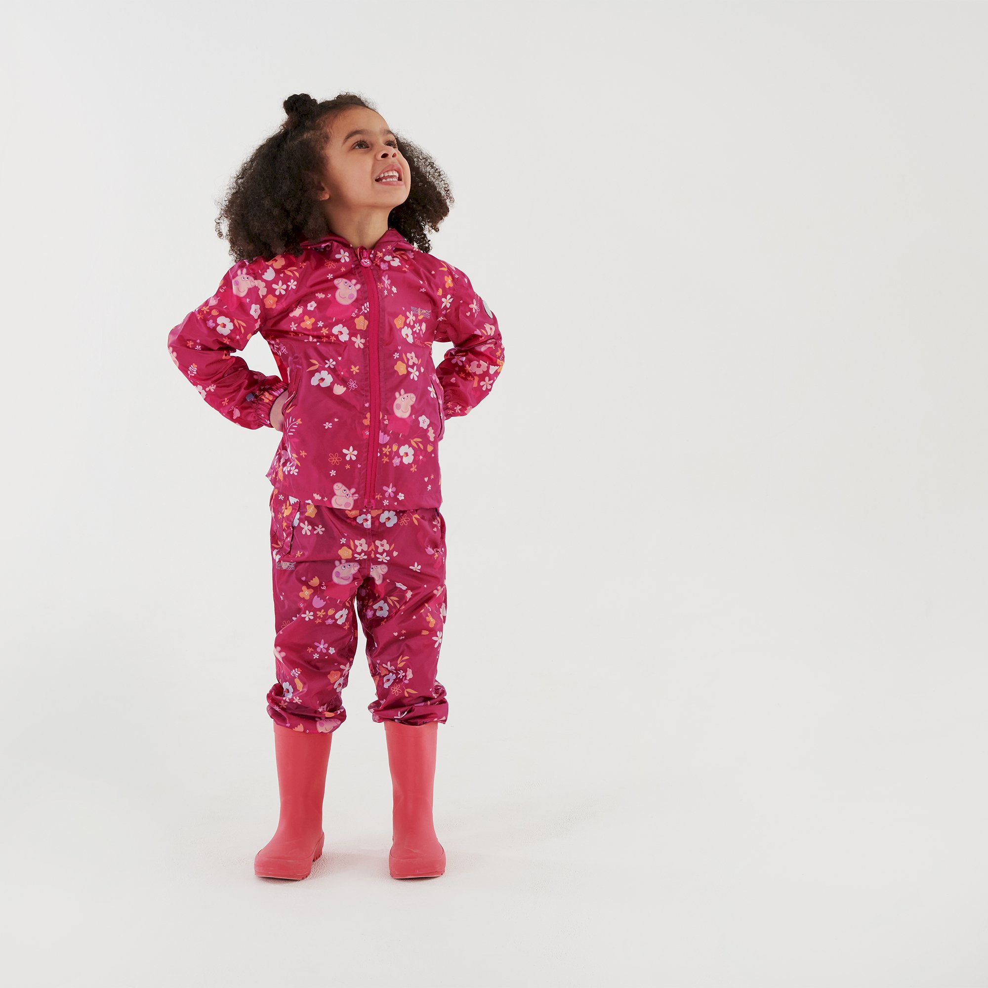 Peppa Pig Waterproof Pack-It Overtrousers | Berry Pink