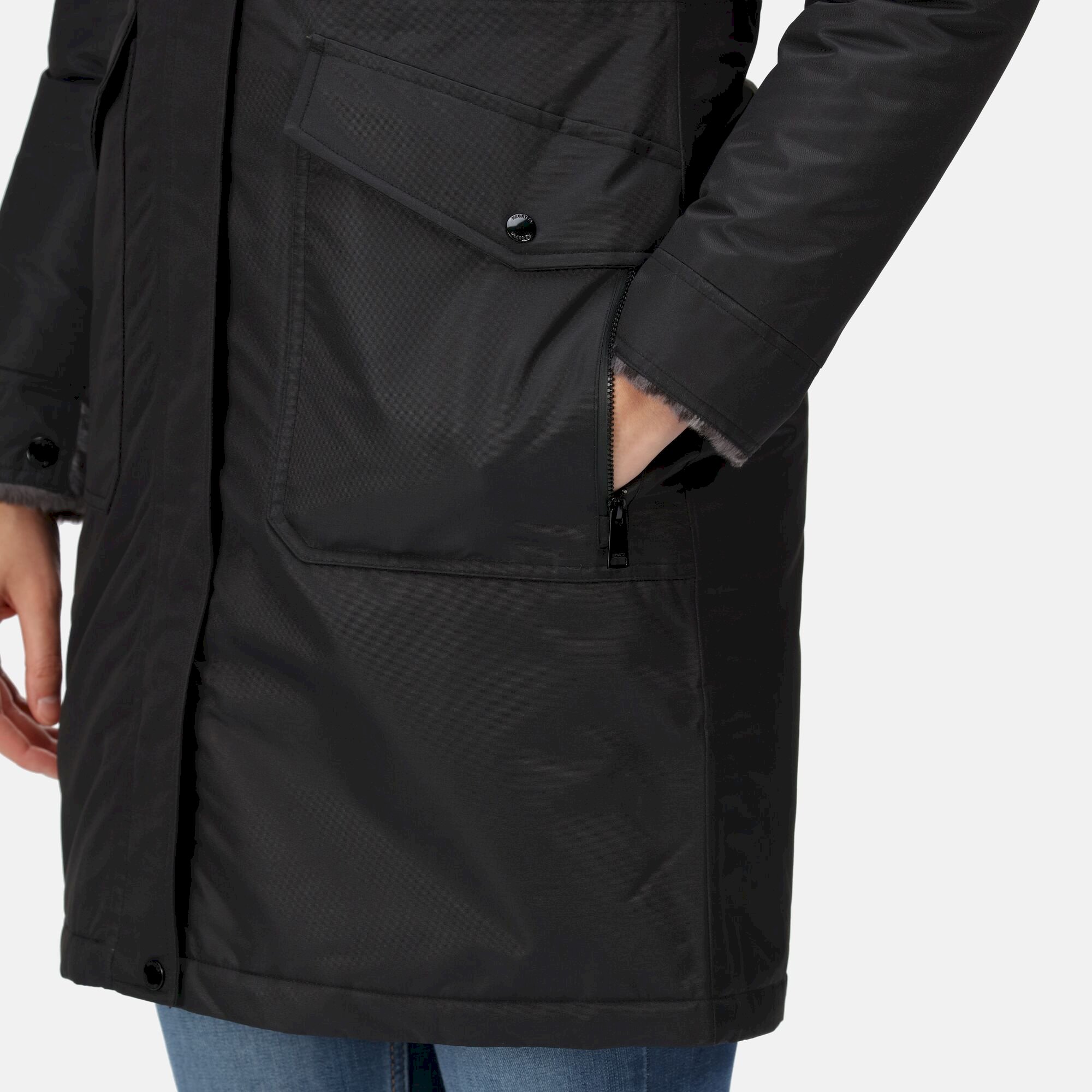 Women's Romine Waterproof Parka Jacket | Black