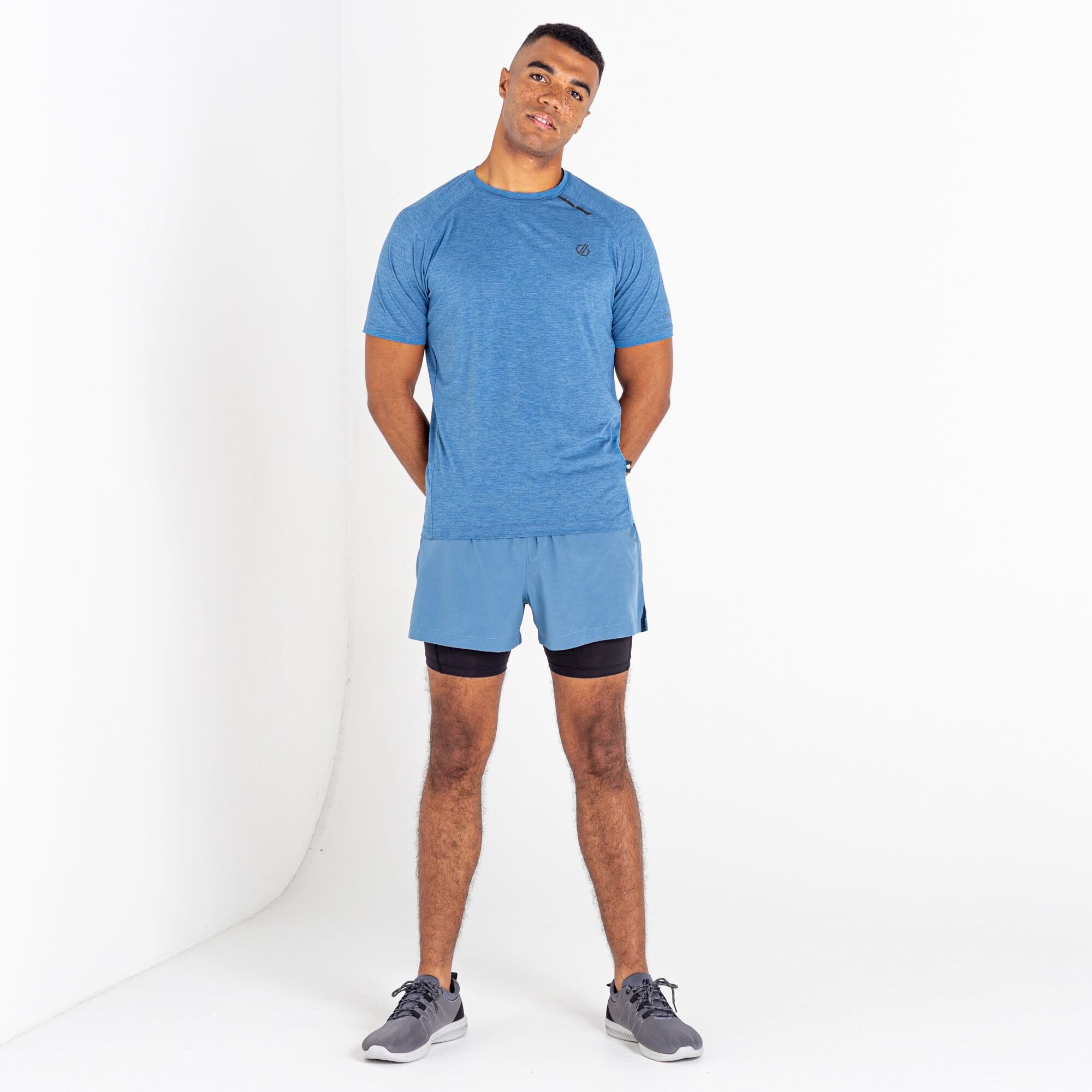 Dare 2b - Men's Persist T-Shirt | Stellar Blue Marl