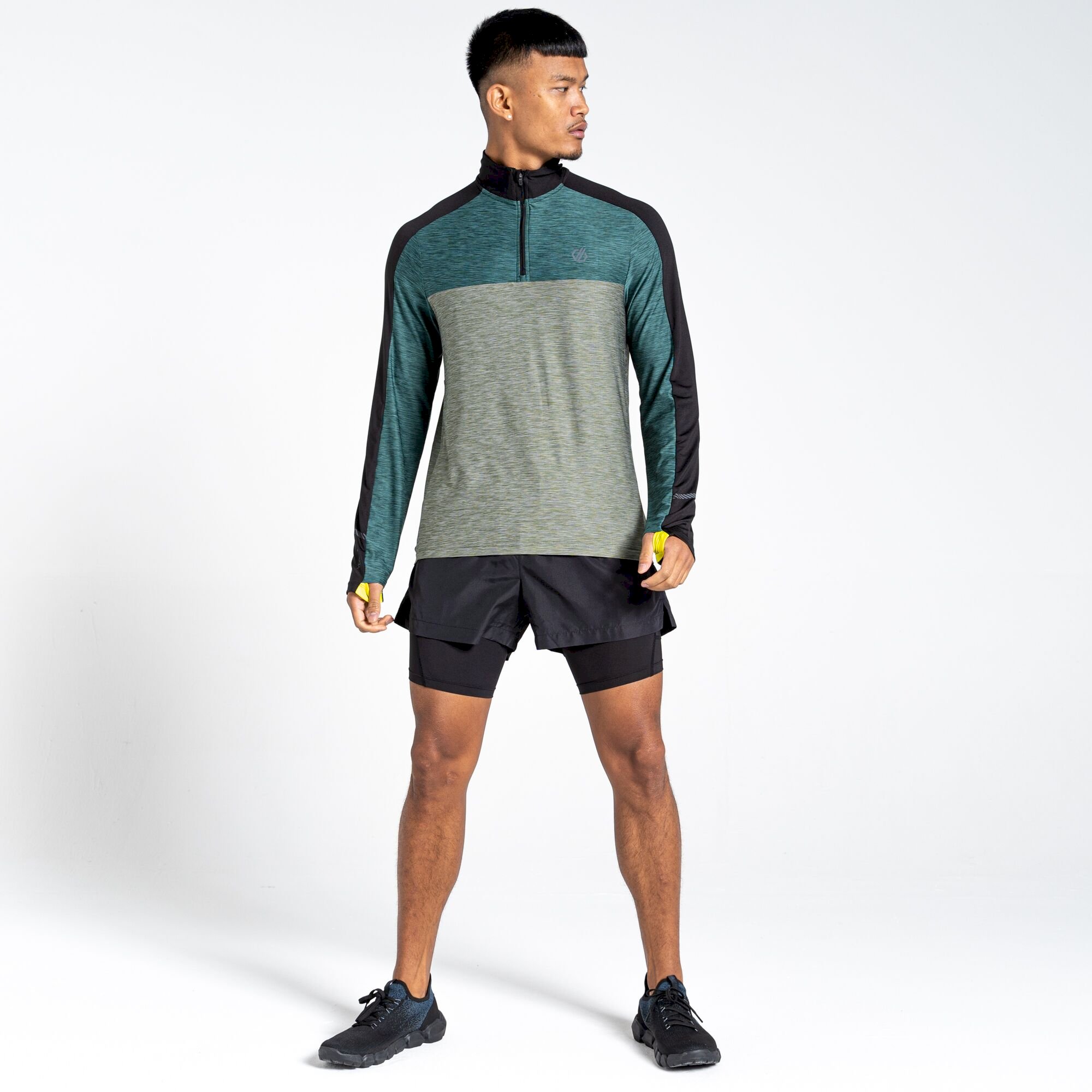Dare 2b - Men's Power Up II Lightweight Jersey | Agave Green Fern Green
