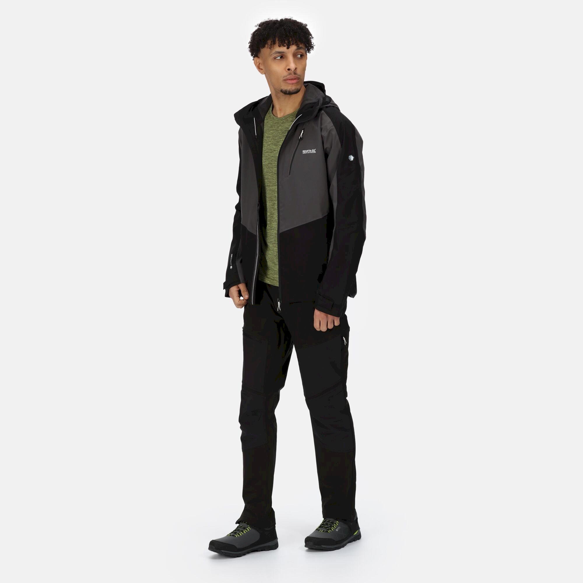 Men's Highton Stretch II Waterproof Jacket | Dark Grey Black