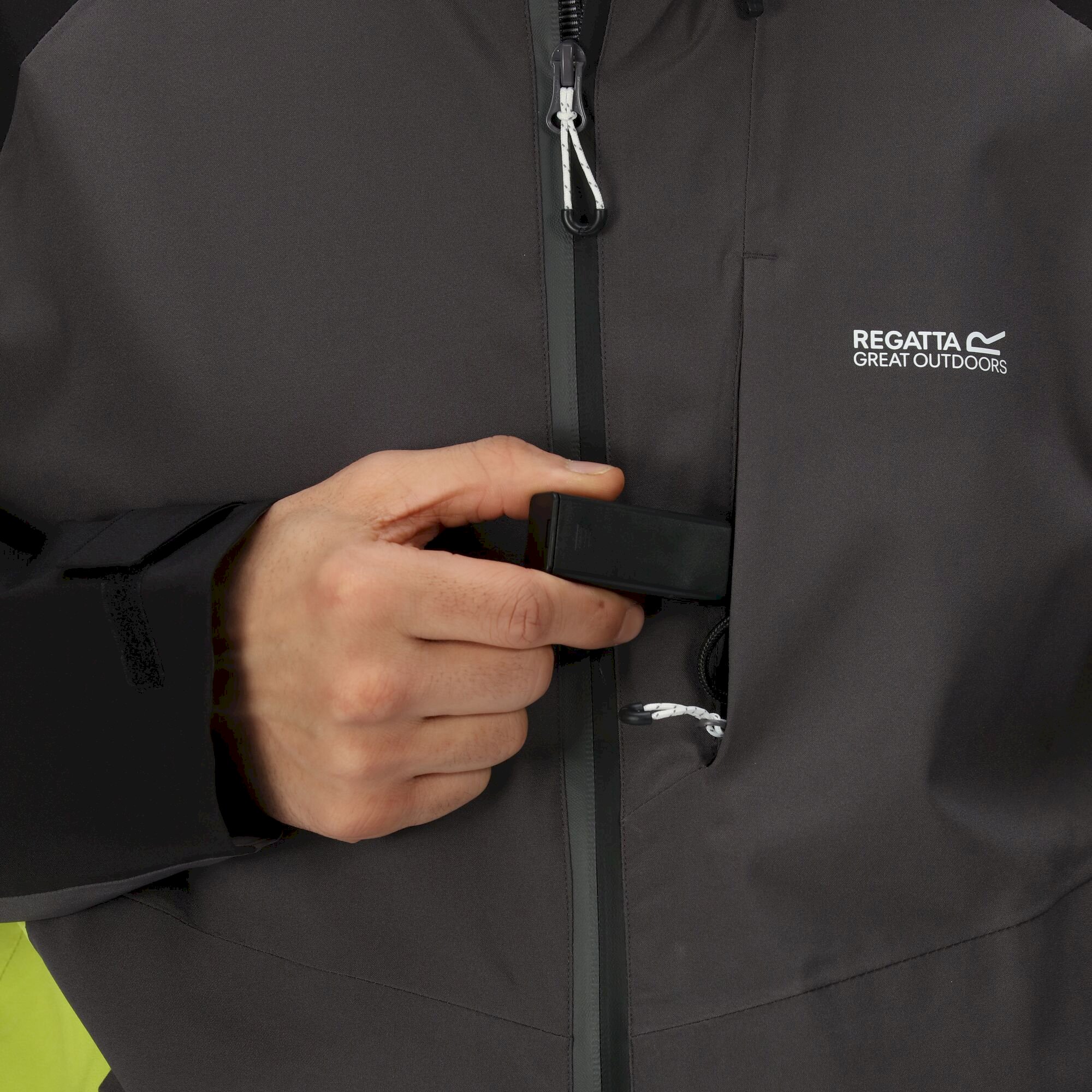 Men's Britedale Waterproof Jacket | Dark Grey Black