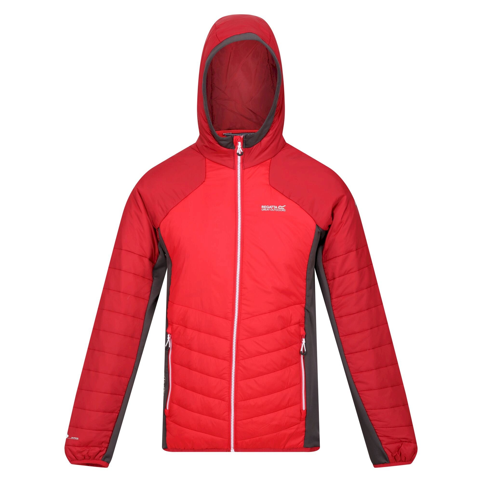 Men's Trutton Softshell Hooded Jacket | Chinese Red Dark Red