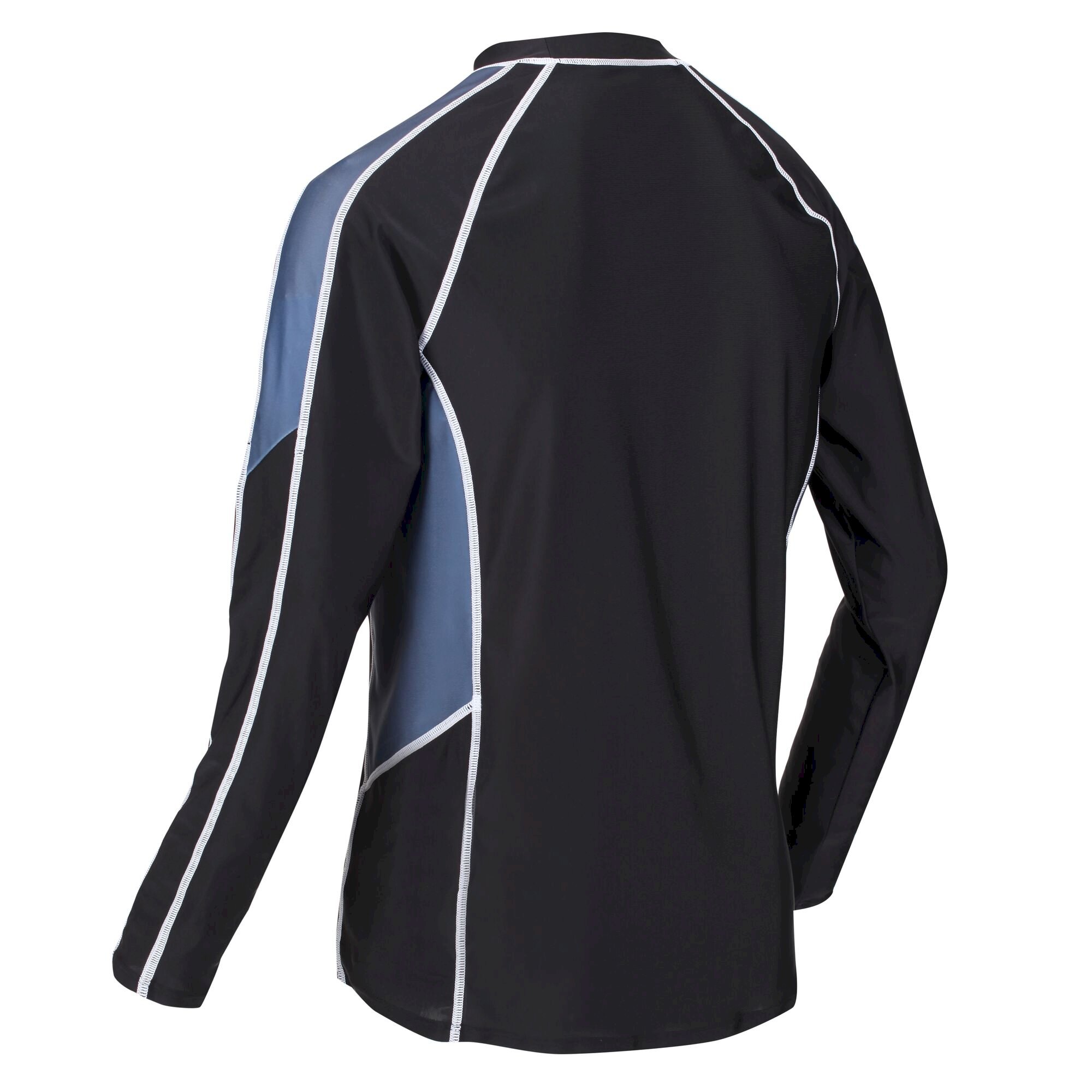Men's Long Sleeve Rash Guard | Black India Grey