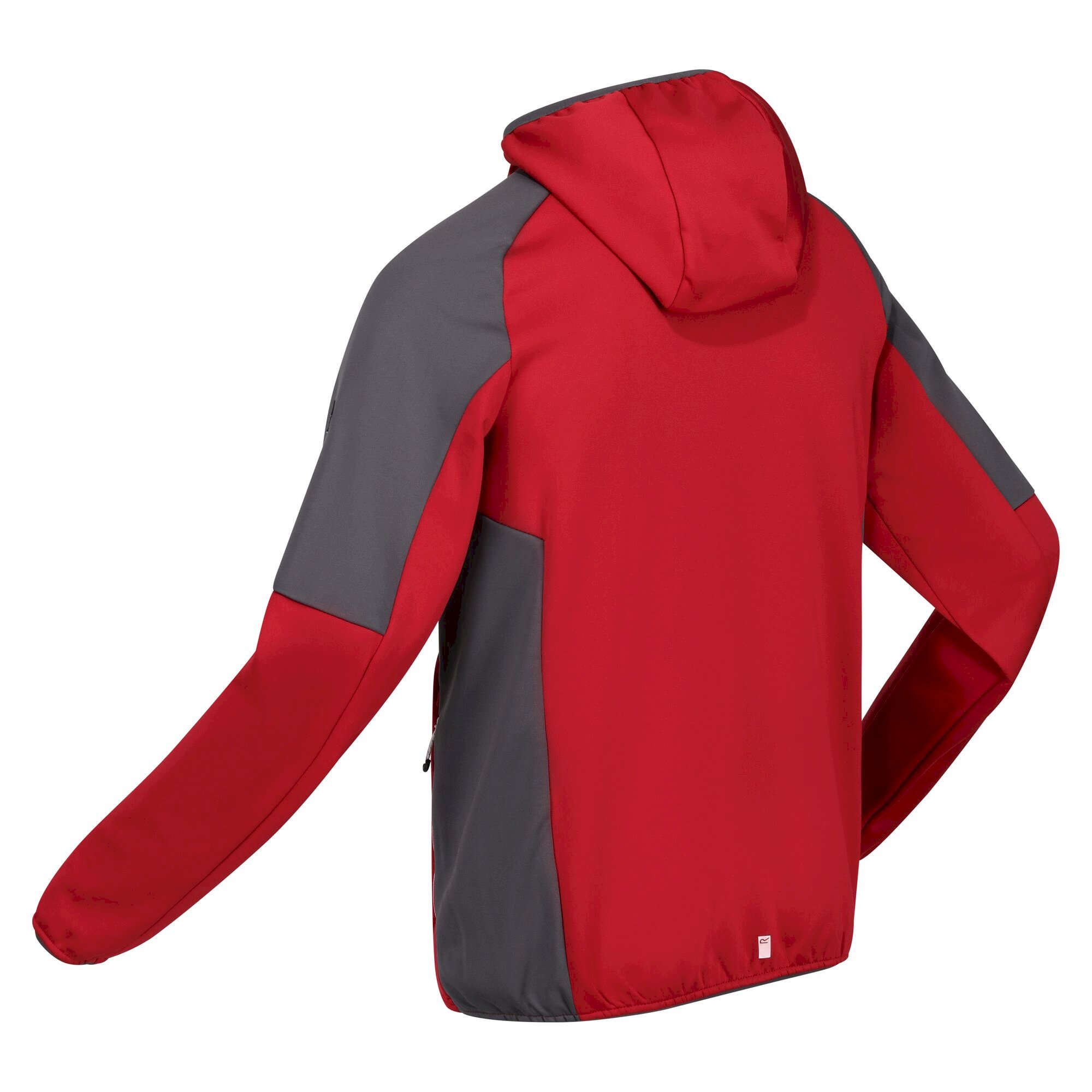 Men's Attare Softshell Hooded Jacket | Dark Red Chinese Red
