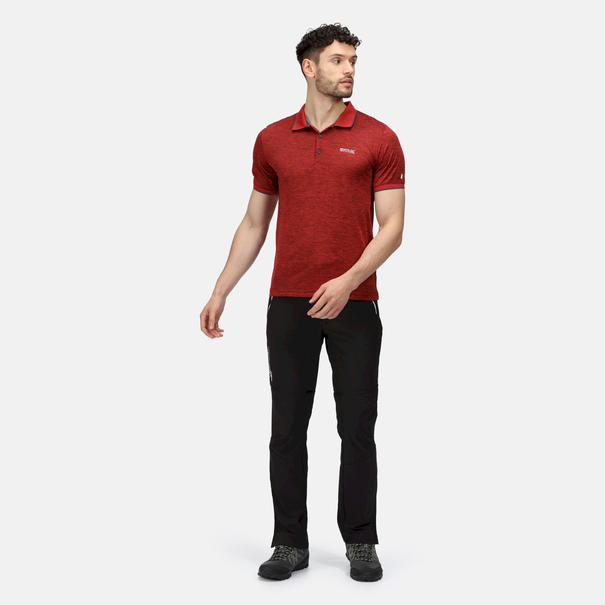 Men's Remex II Jersey Polo Shirt | Fiery Red