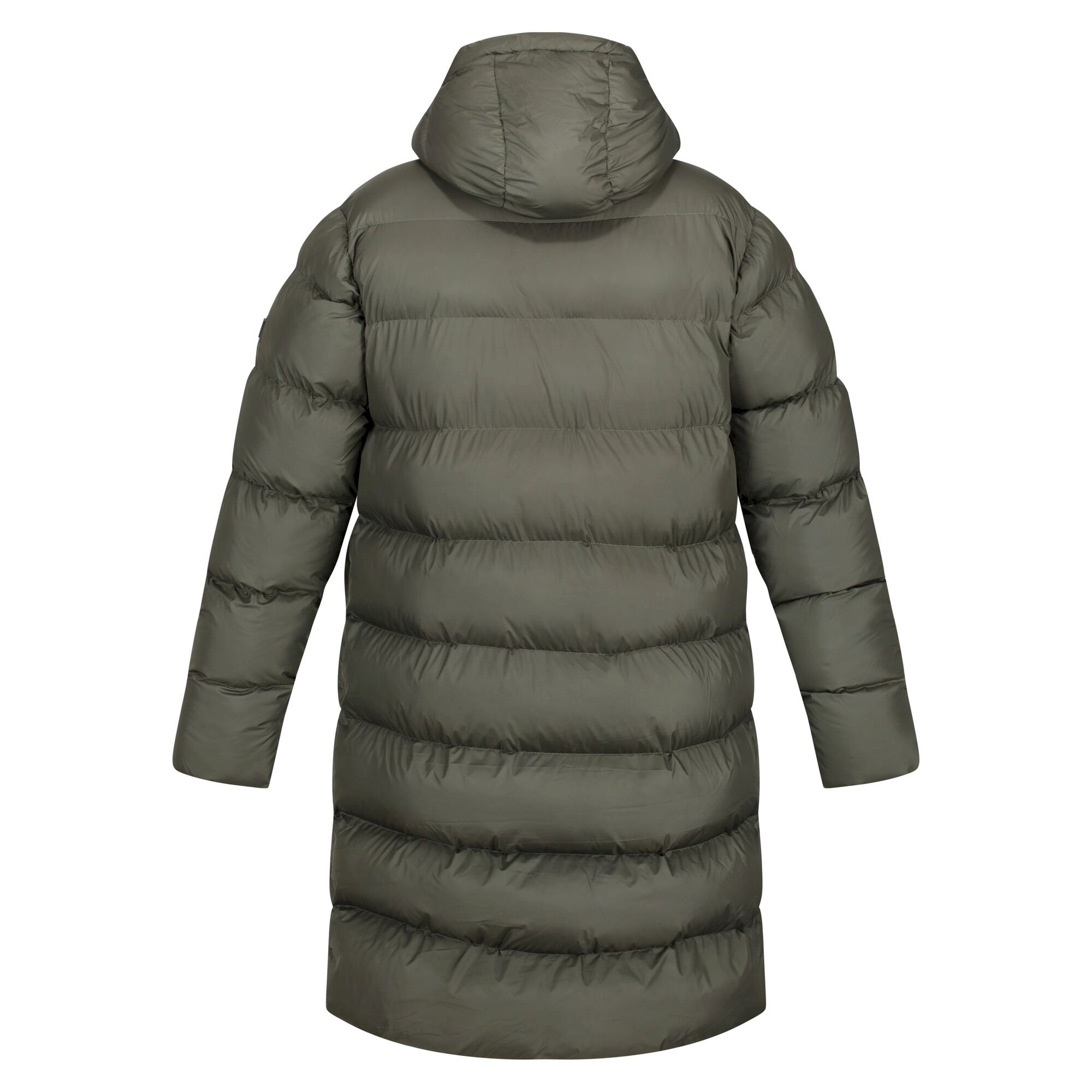 Men's Hallin Longline Quilted Jacket | Dark Khaki