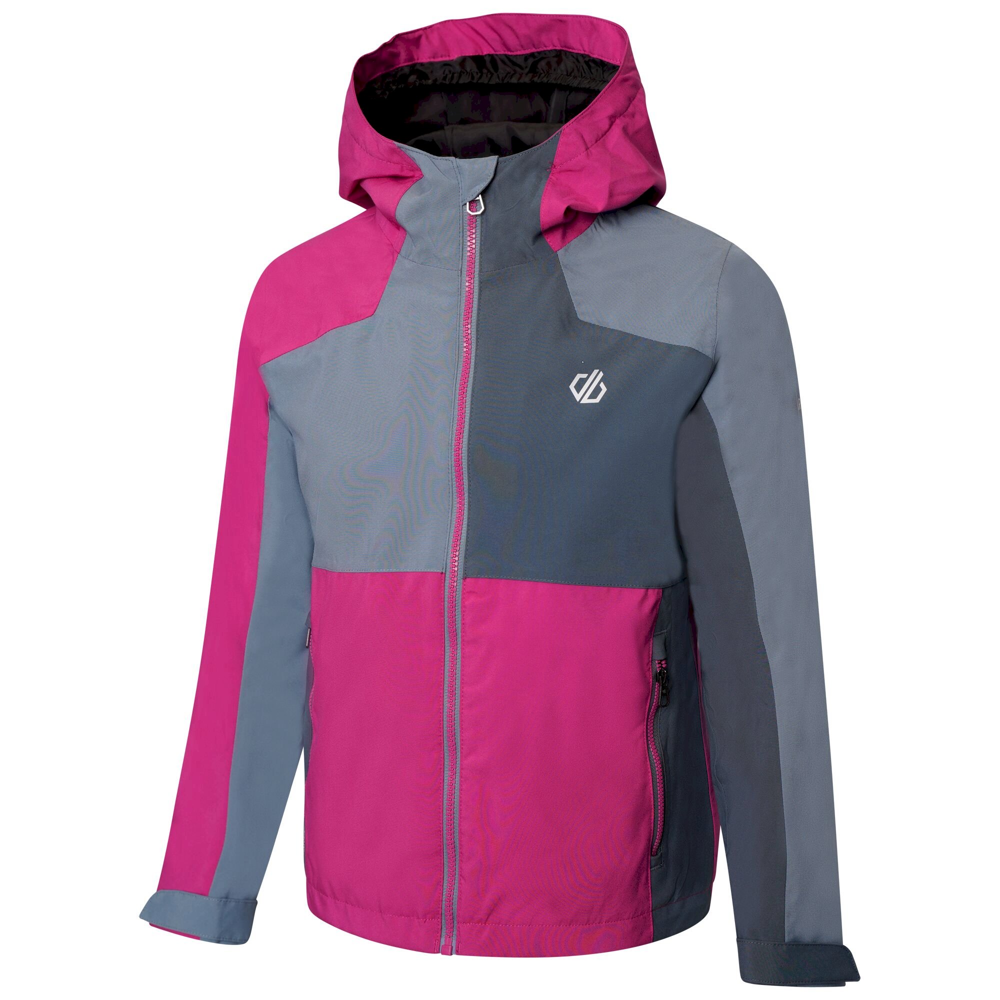 Dare 2b - Kids' In The Lead III Recycled Waterproof Jacket | Fuchsia Bluestone