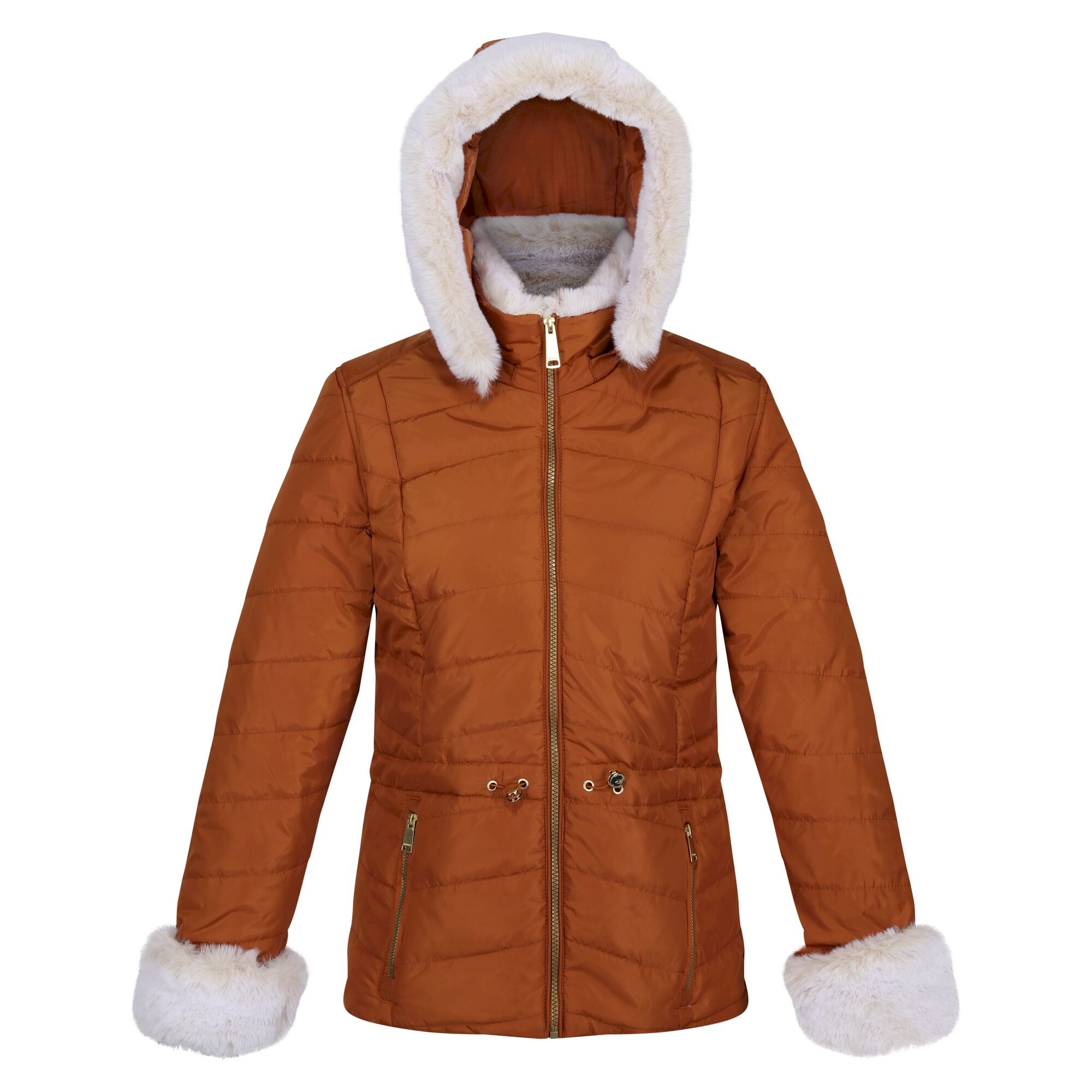 Women's Willabella Fur Detail Jacket | Copper Almond