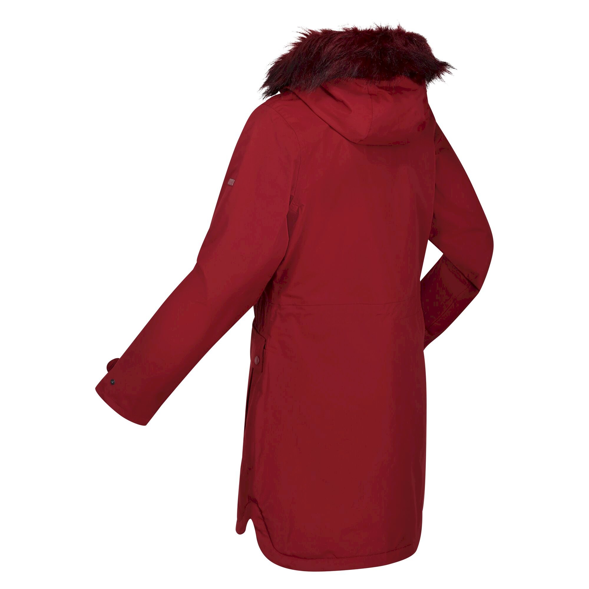 Women's Sabinka Fur Trim Parka Jacket | Cabernet