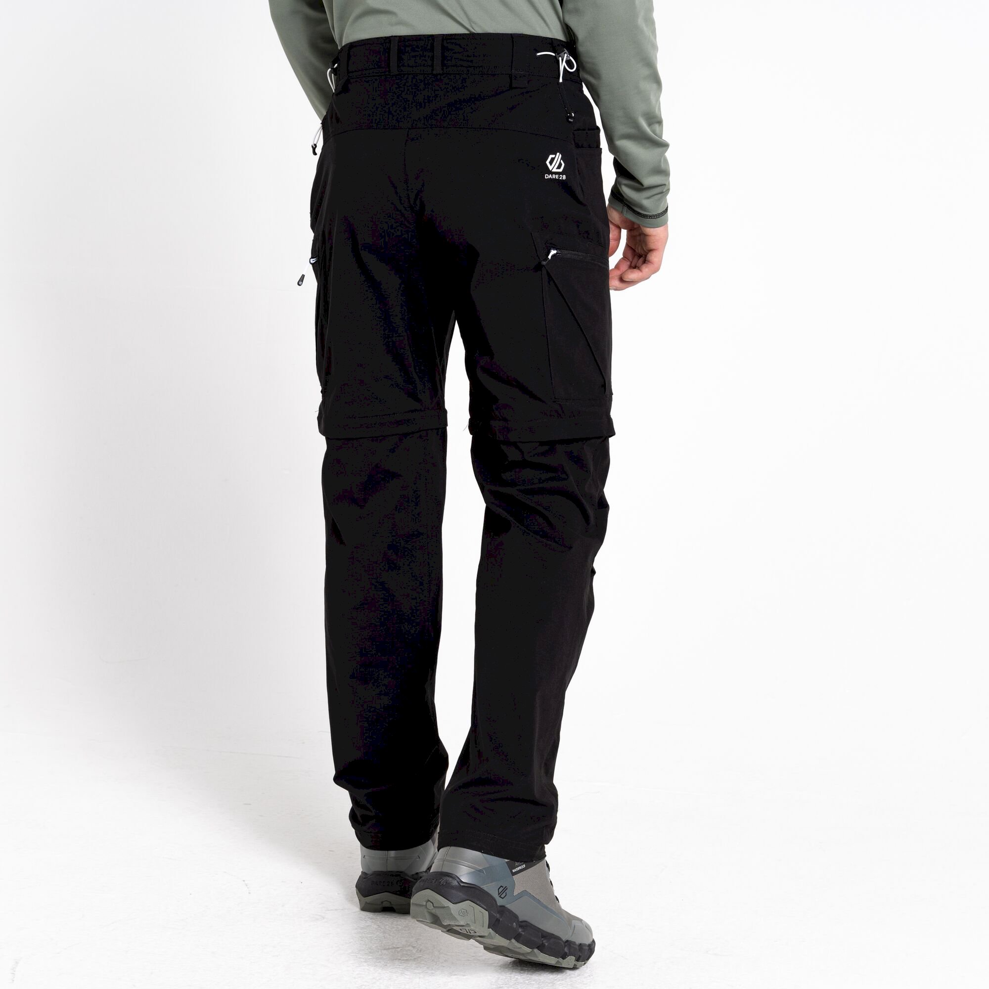 Dare 2b - Men's Tuned In II Multi Pocket Zip Off Walking Trousers | Black