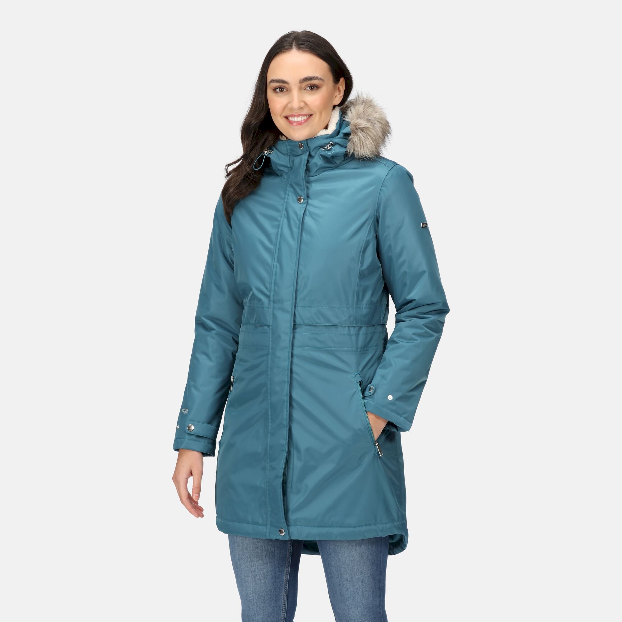 Women's Lyanna Fur Trim Parka Jacket | Dragonfly