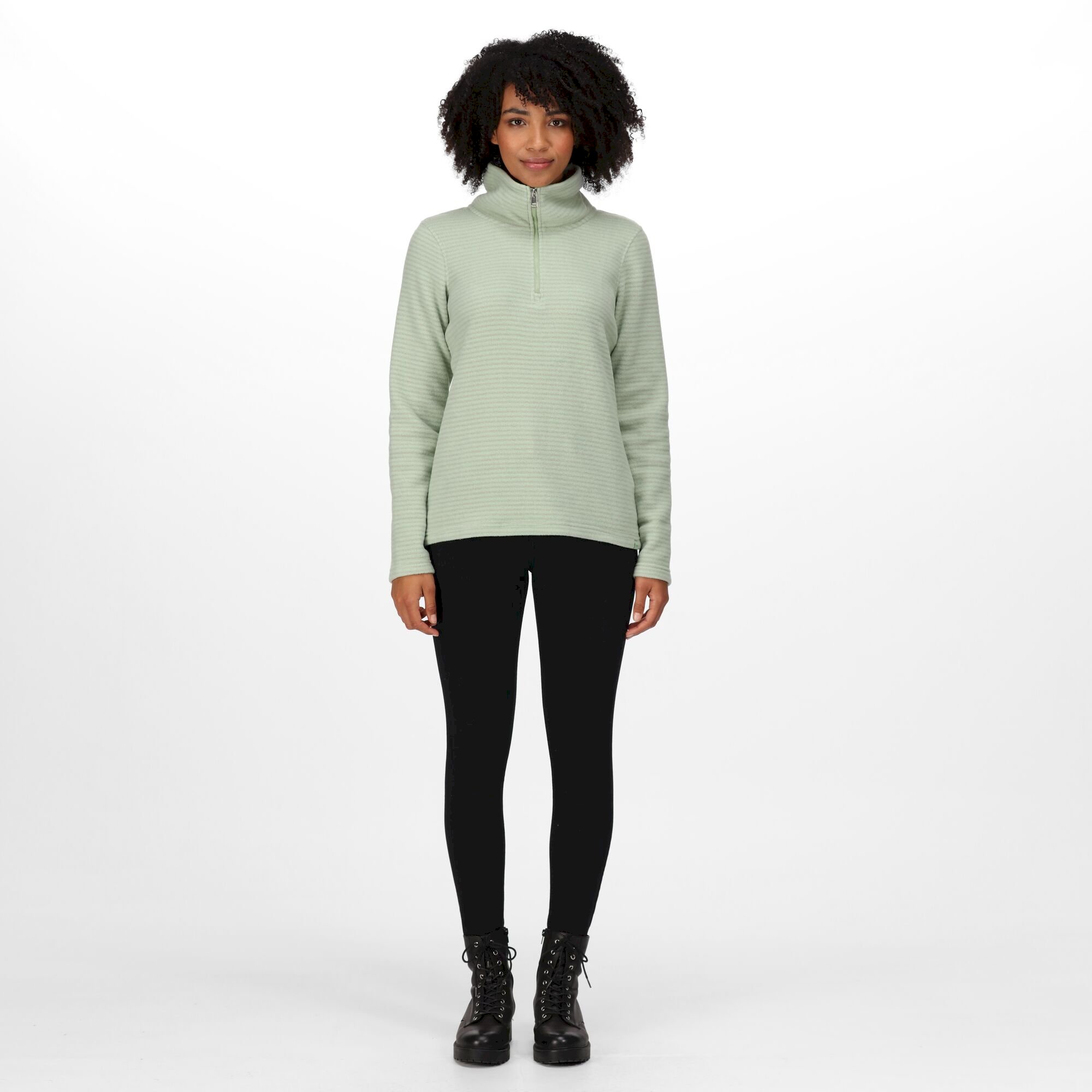 Women's Solenne Half Zip Fleece | Basil