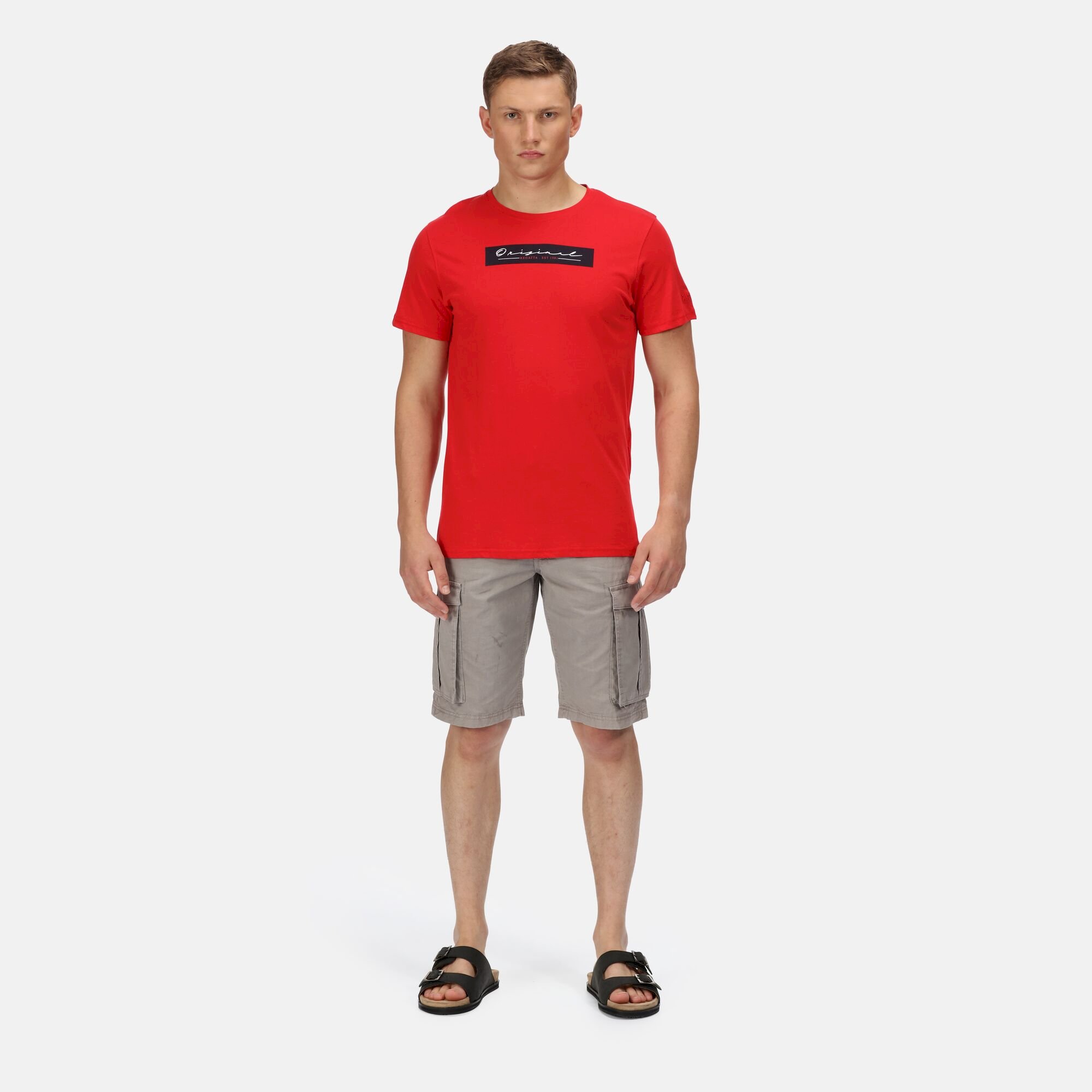 Men's Cline VI Cotton T-Shirt | True Red