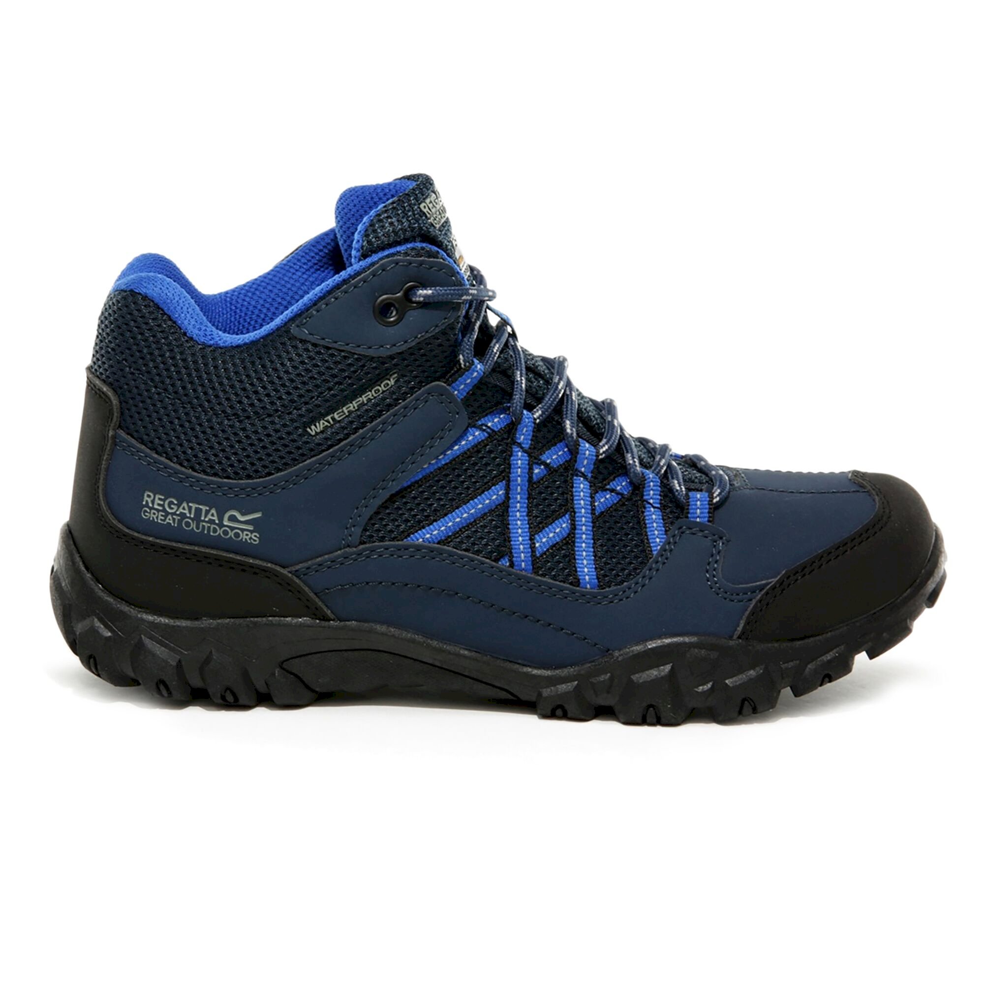 Kids' Edgepoint Waterproof Mid Walking Boots | Deep Space Imperial Blue