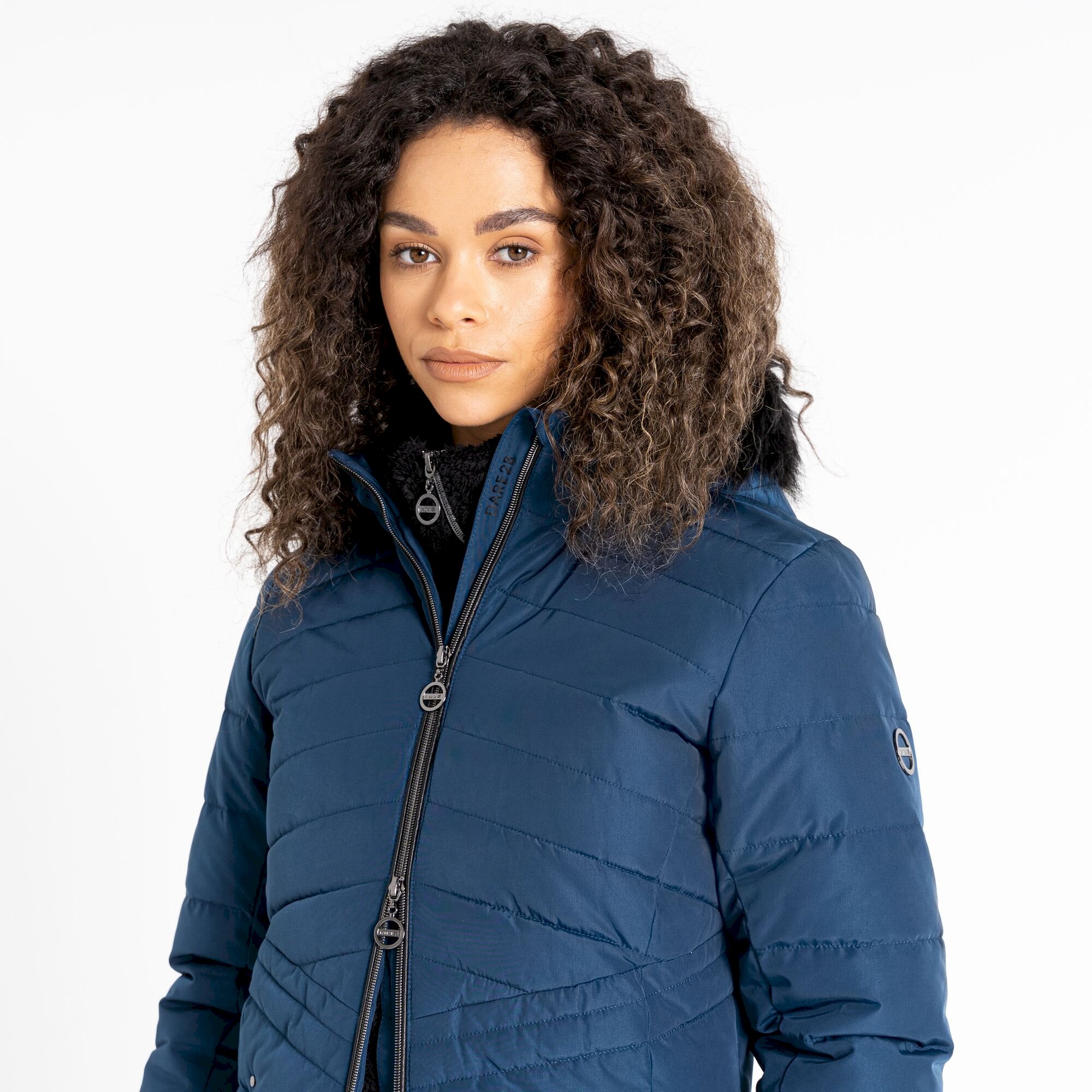 Dare 2b - Women's Striking III Longline Padded Jacket | Moonlight Denim
