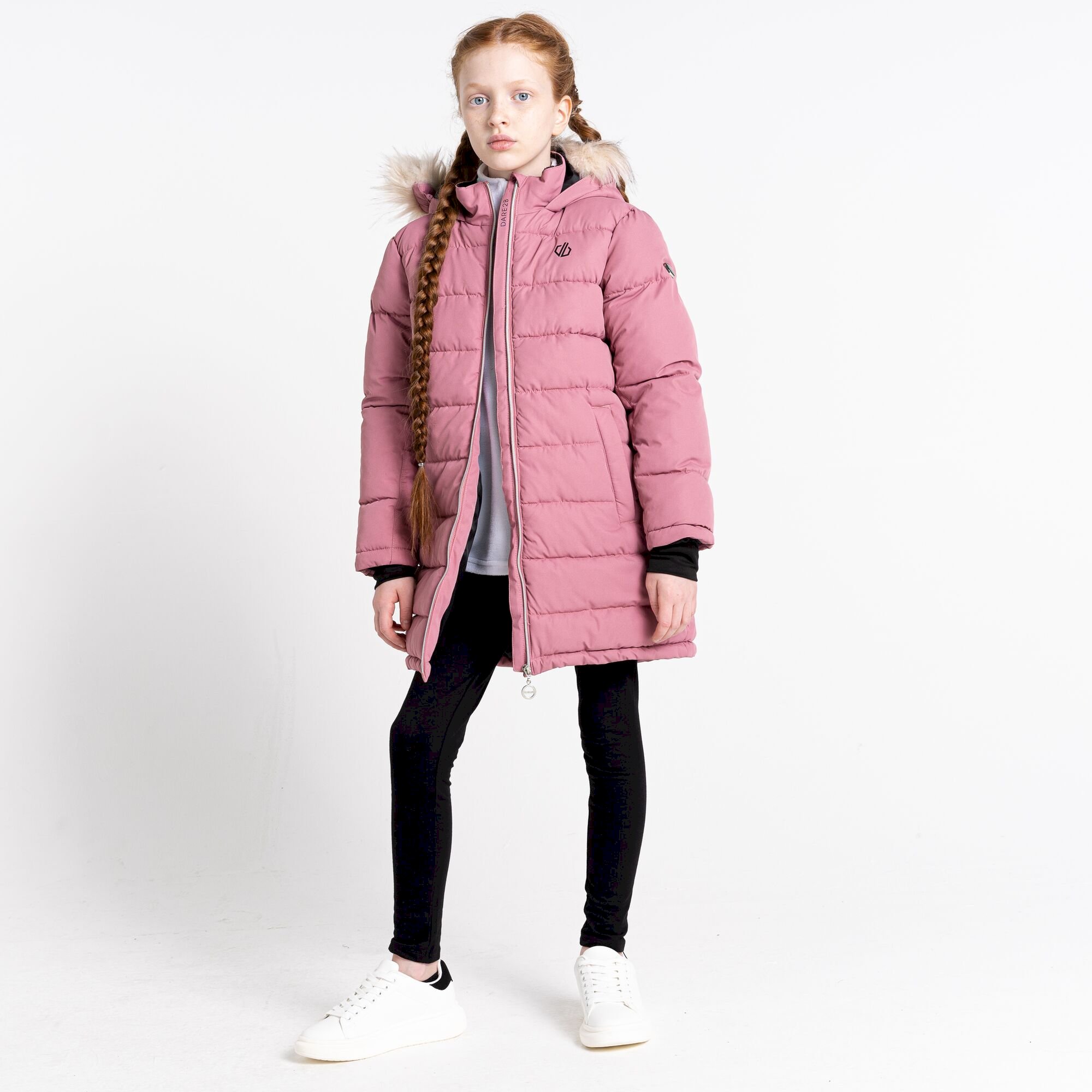 Dare 2b - Girls' Striking II Waterproof Jacket | Mesa Rose