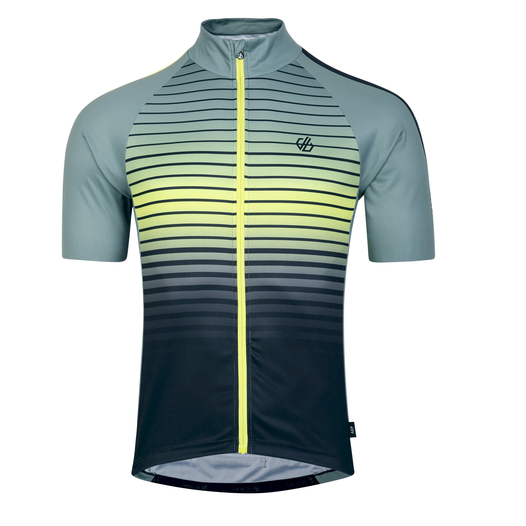 Dare 2b - Men's AEP Virtuous Cycling Jersey | Agave Green Underlined Print