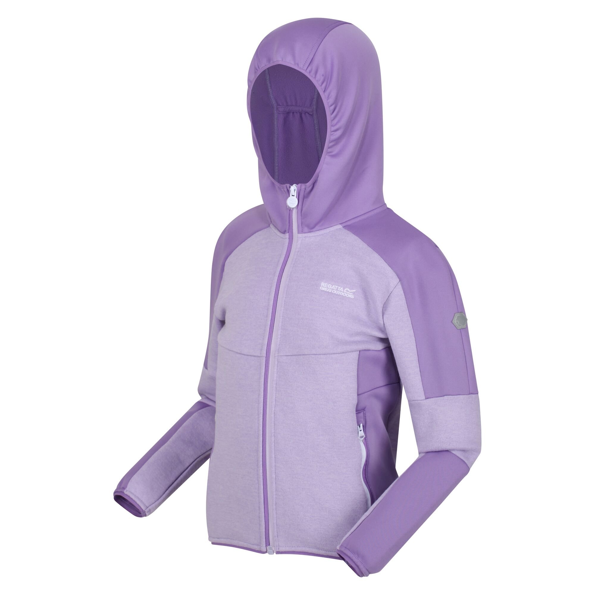 Kids' Dissolver V Full Zip Fleece | Pastel Lilac Light Amethyst