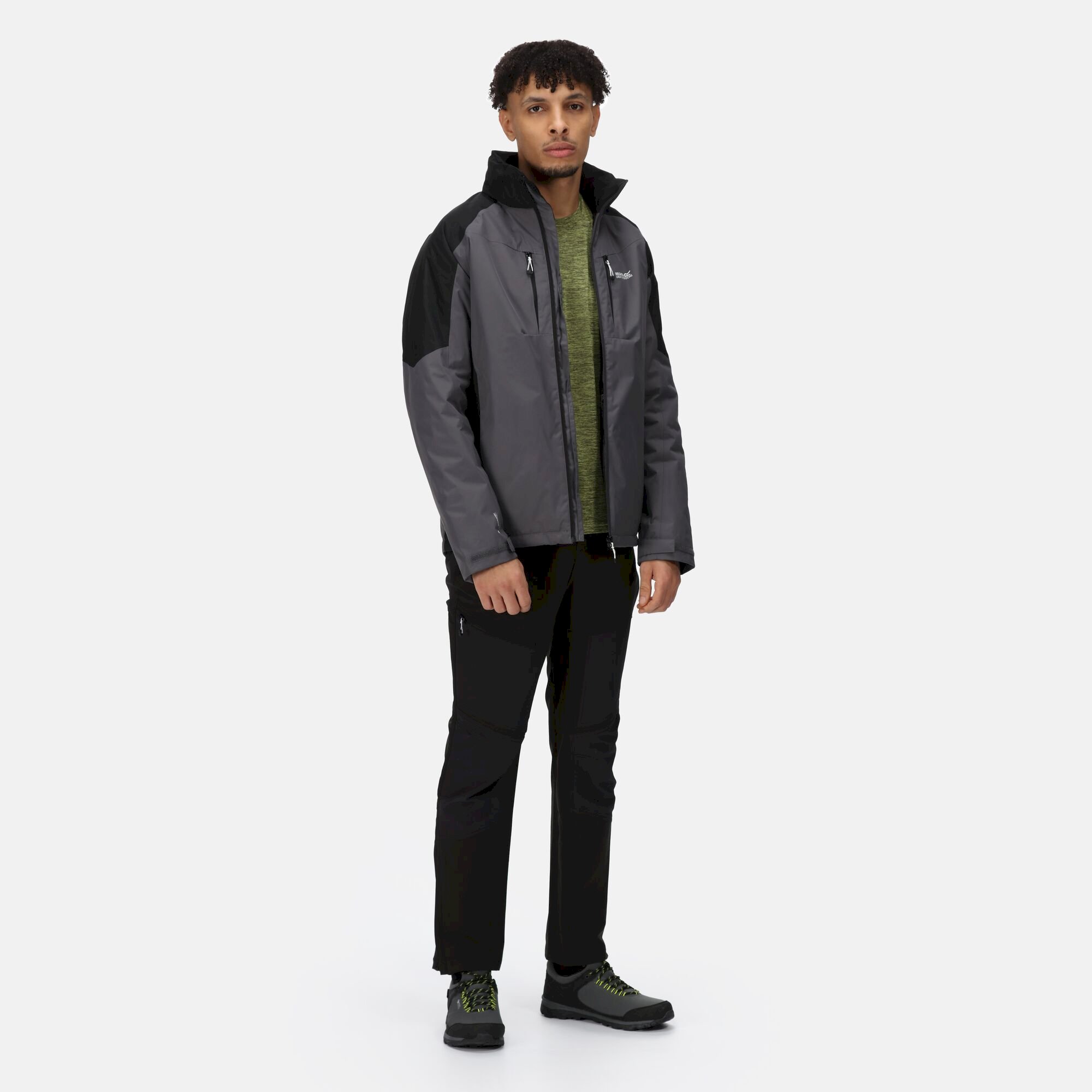 Men's Winter Calderdale Waterproof Jacket | Dark Grey Black