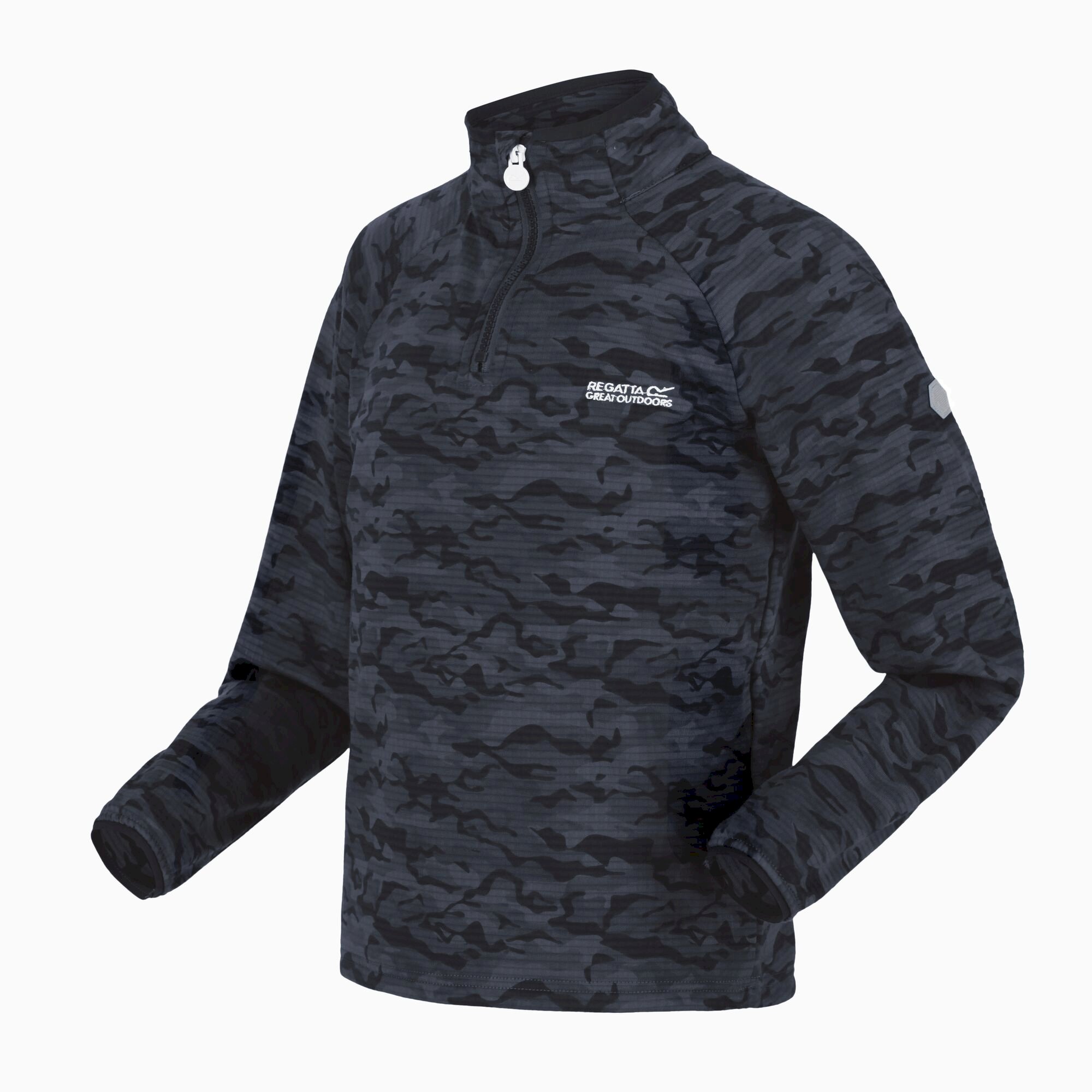 Kids' Highton Half Zip Fleece | India Grey Camo