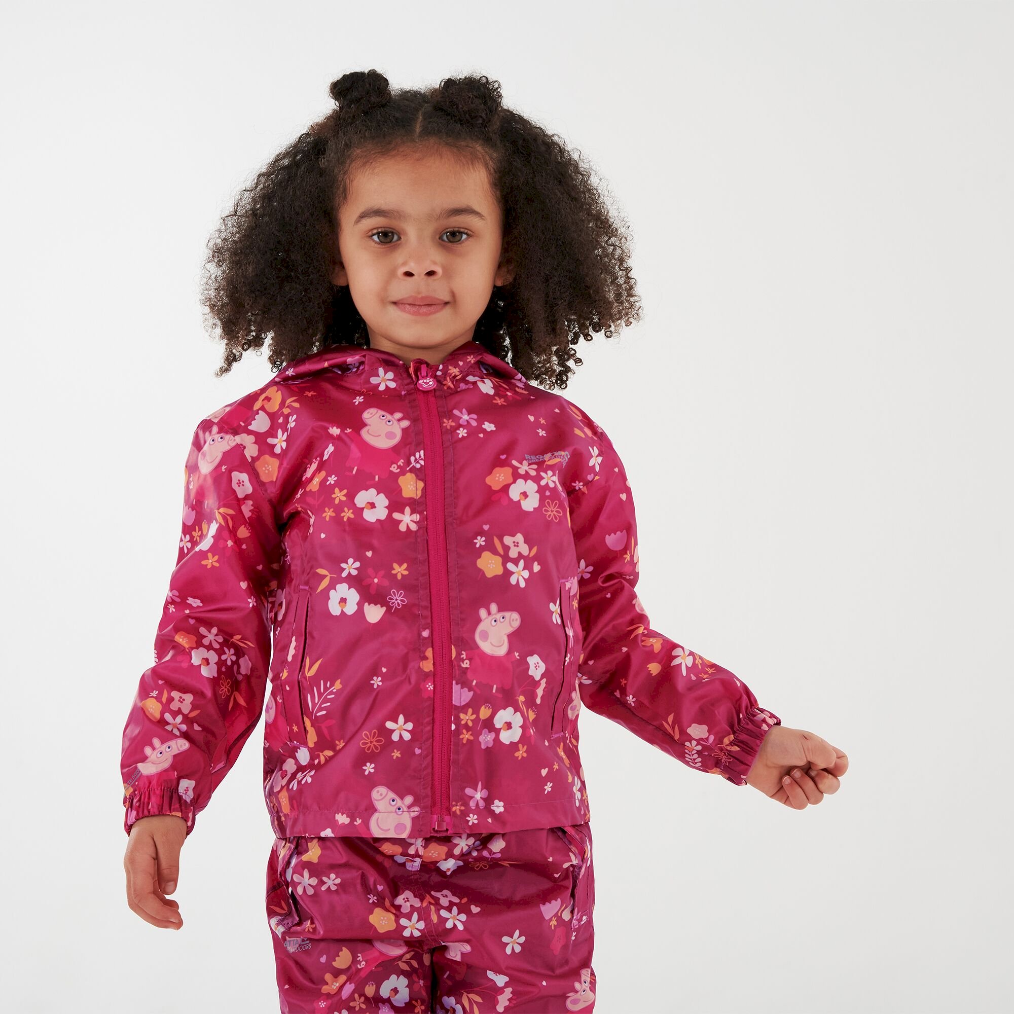 Peppa Pig Waterproof Pack-It Jacket | Berry Pink