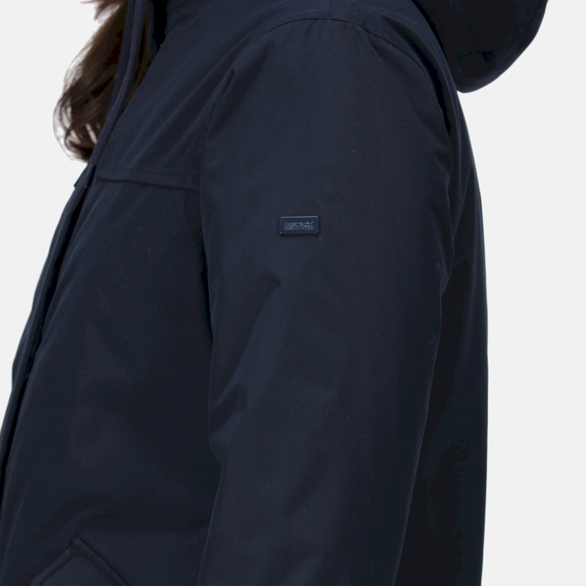 Women's Bria Fur Lined Waterproof Jacket | Navy