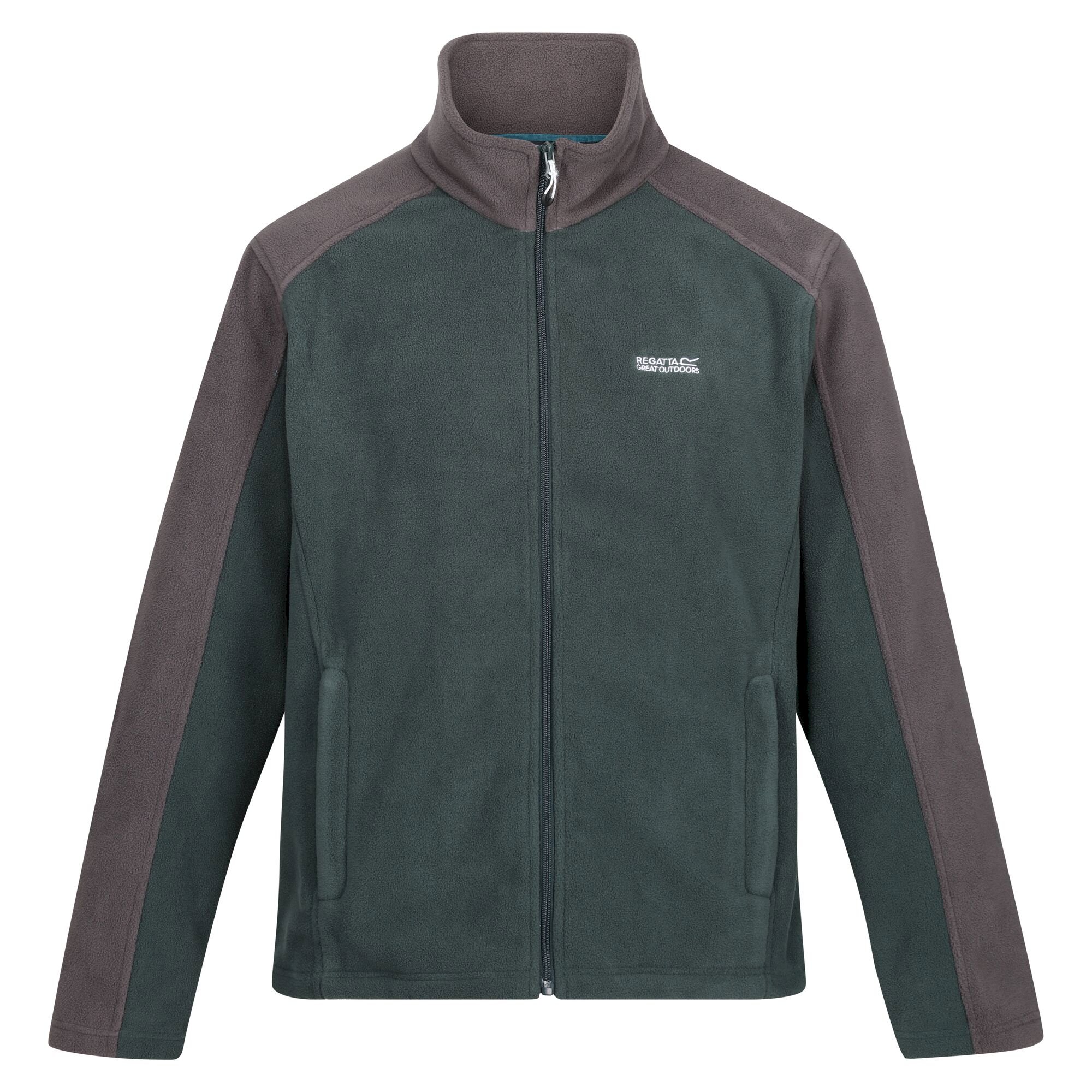 Men's Hedman II Heavyweight Full Zip Fleece | Green Gables Dark Grey