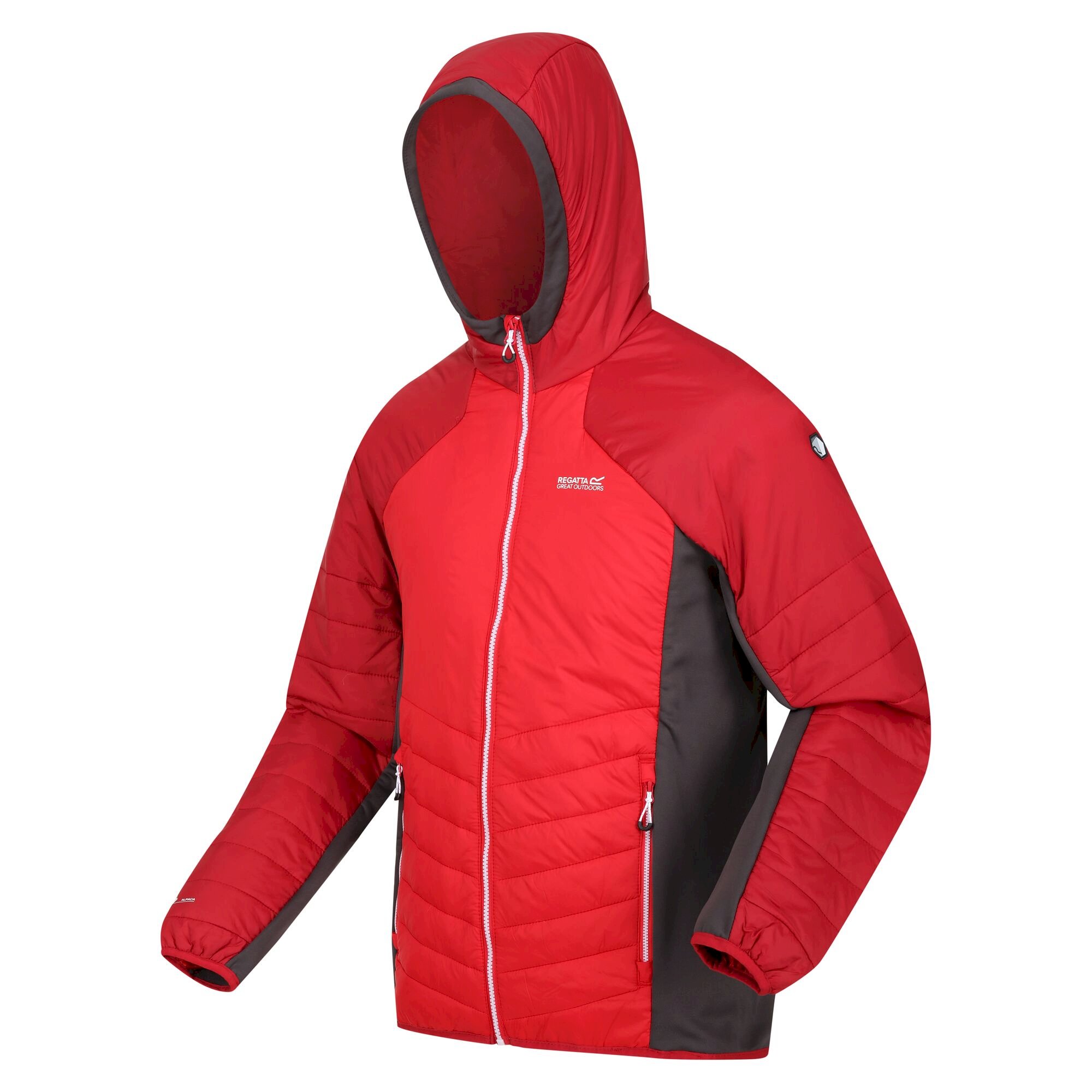 Men's Trutton Softshell Hooded Jacket | Chinese Red Dark Red